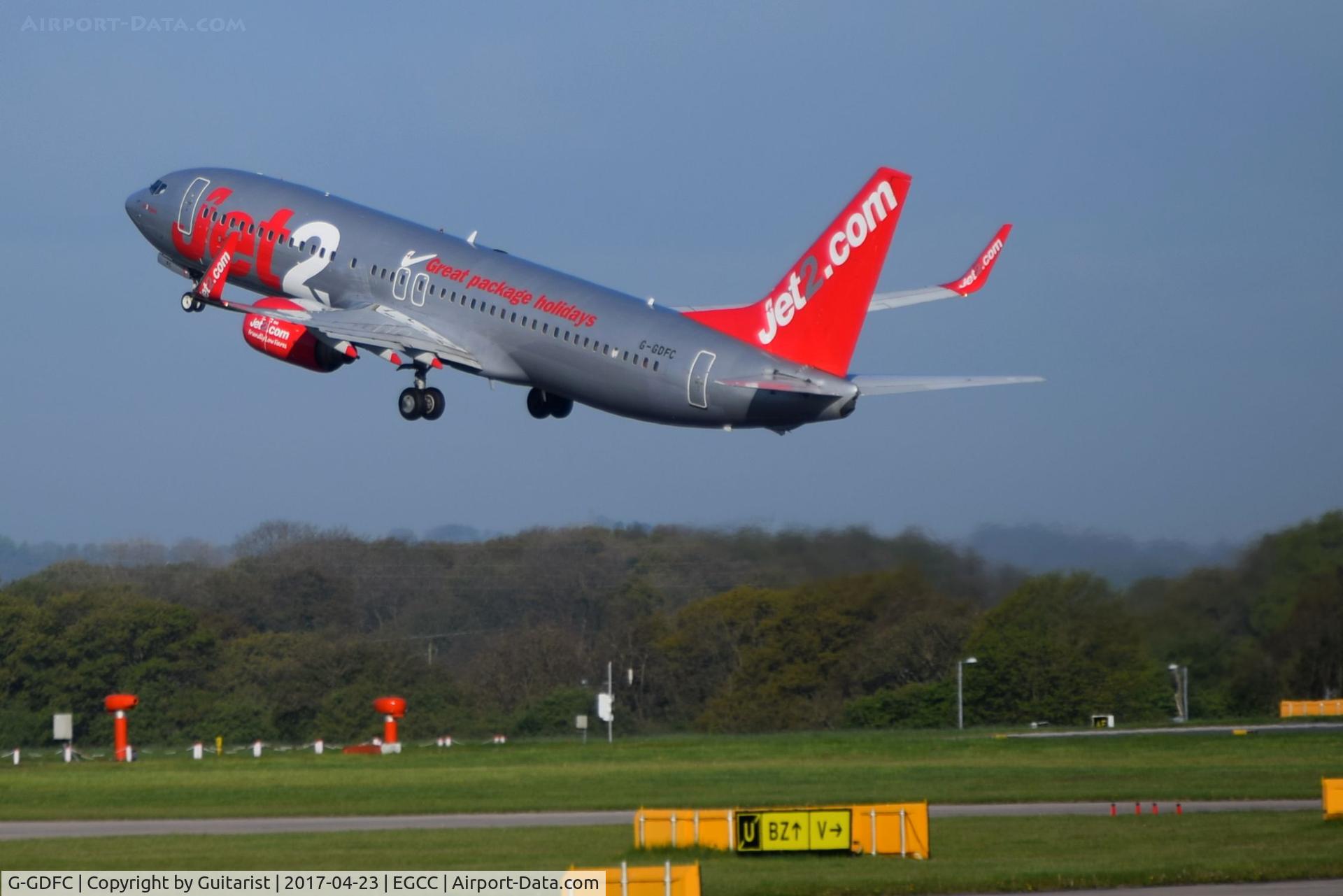 G-GDFC, 1998 Boeing 737-8K2 C/N 28375, At Manchester
