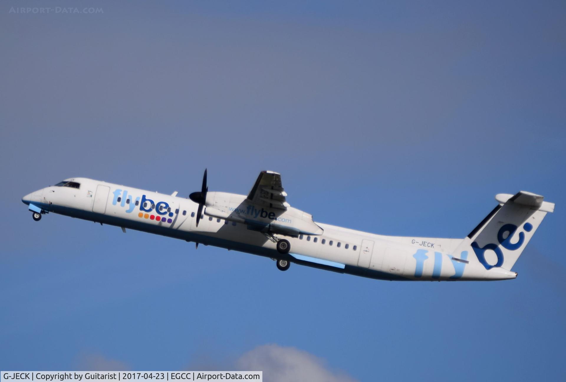 G-JECK, 2005 De Havilland Canada DHC-8-402Q Dash 8 C/N 4113, At Manchester