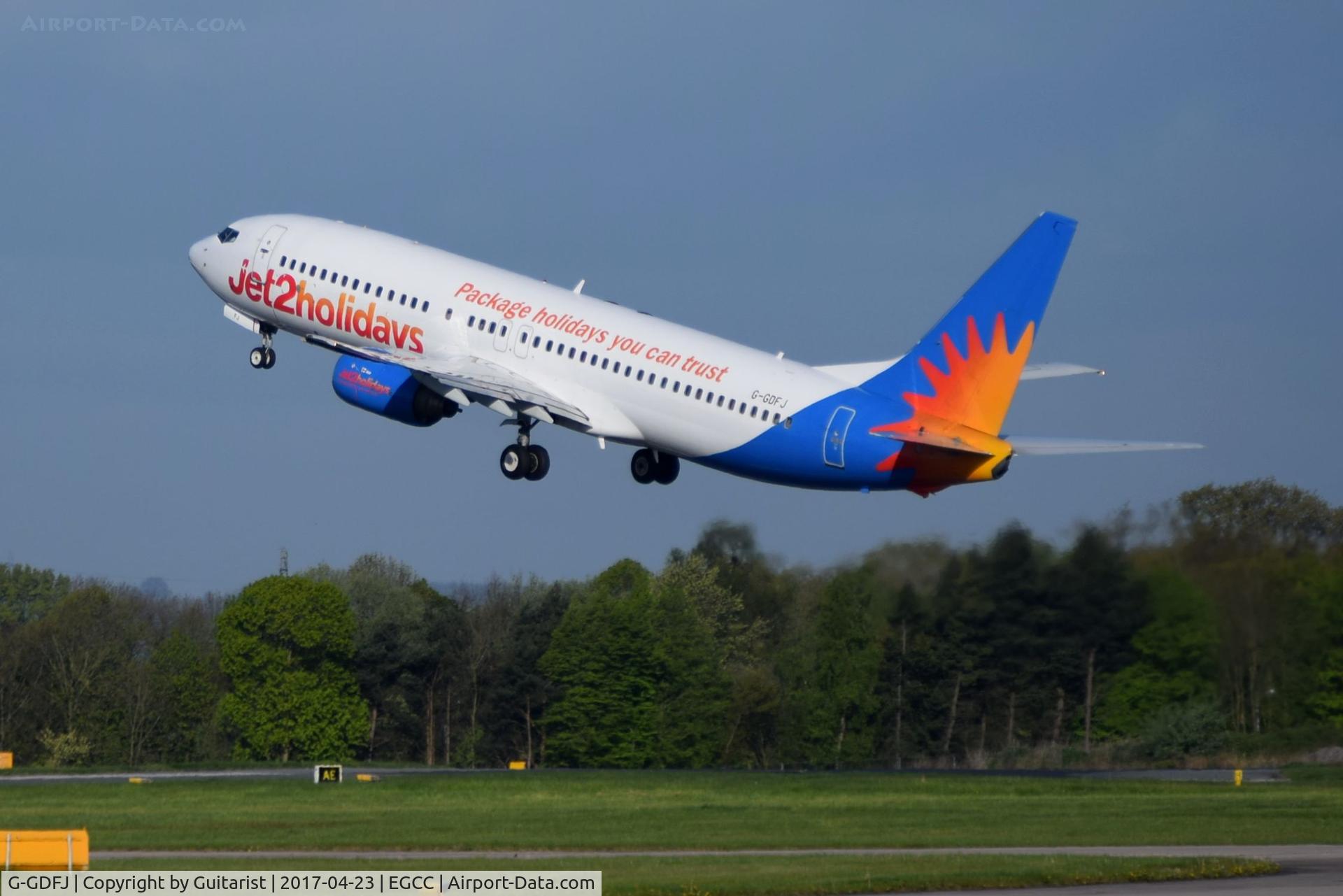 G-GDFJ, 2000 Boeing 737-804 C/N 28229, At Manchester