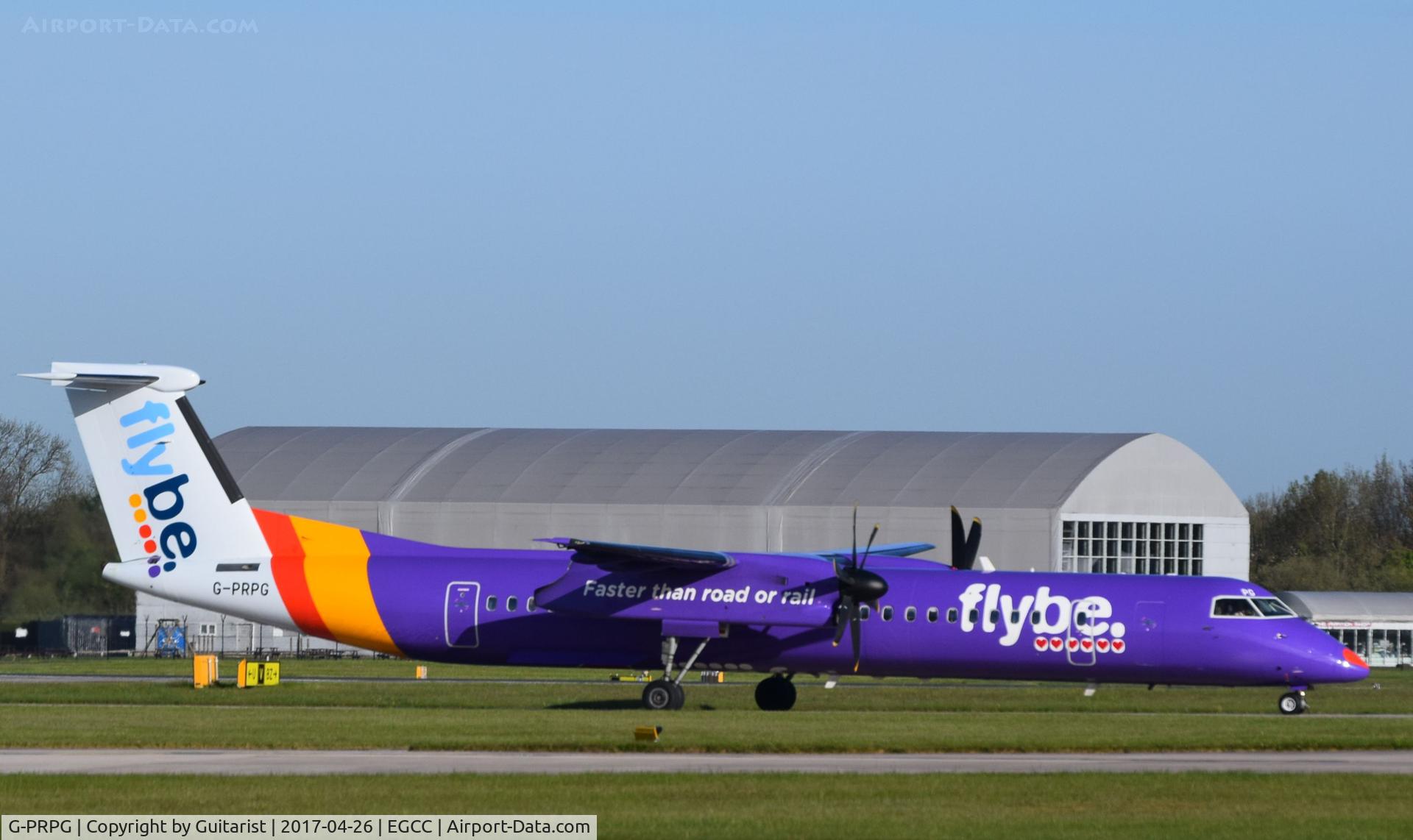 G-PRPG, 2008 Bombardier DHC-8-402 Dash 8 C/N 4191, At Manchester