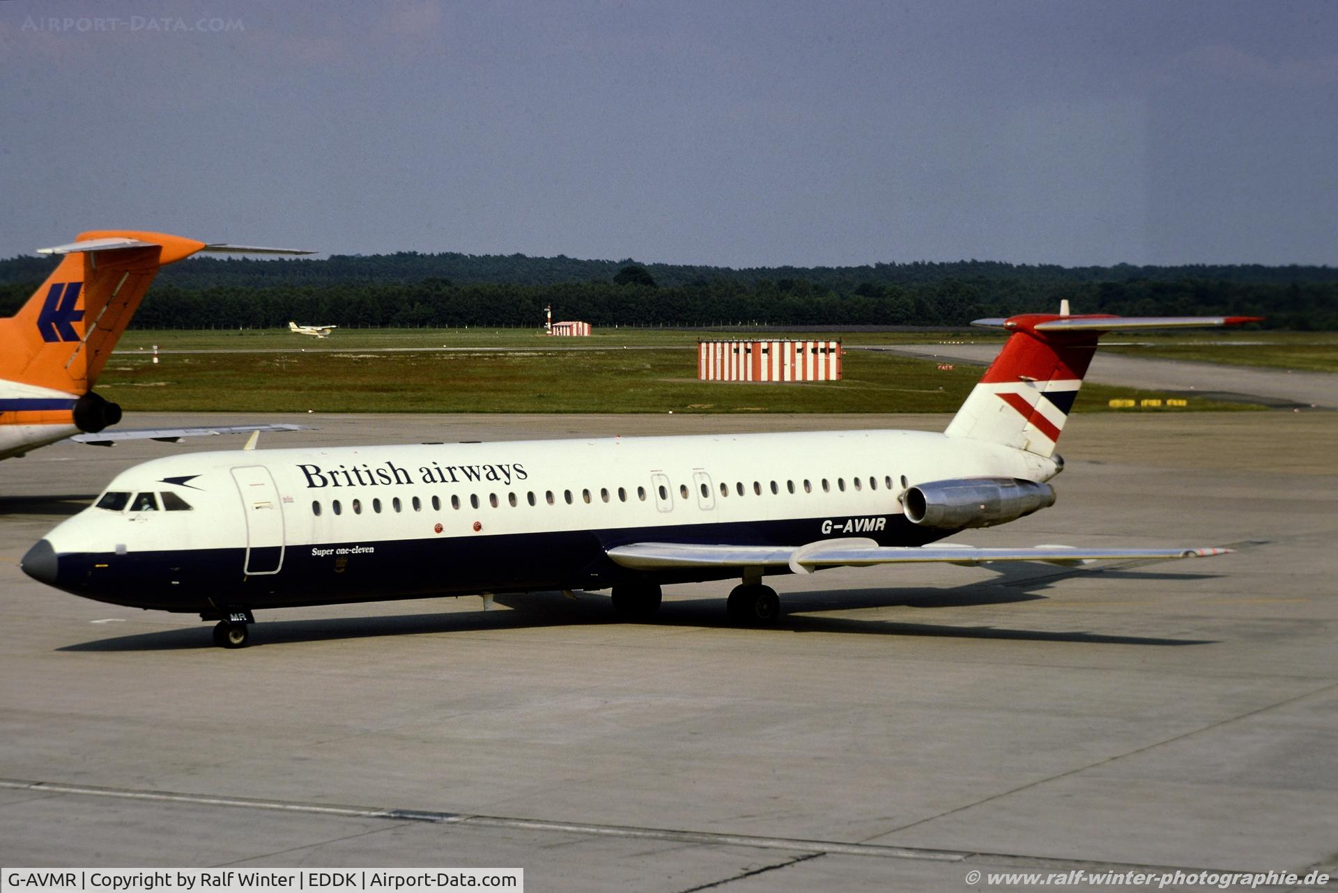 G-AVMR, 1968 BAC 111-510ED One-Eleven C/N BAC.145, BAC 111-510ED - British Airways - BAC.145 - G-AVMR - 08.1978 - CGN