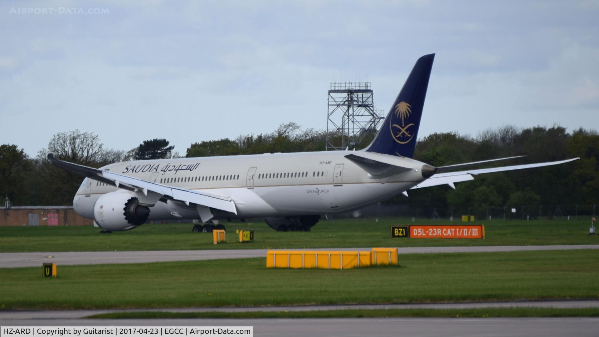 HZ-ARD, 2016 Boeing 787-9 Dreamliner C/N 41547, At Manchester