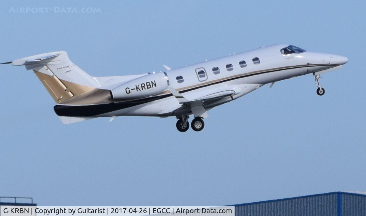G-KRBN, 2016 Embraer EMB-505 Phenom 300 C/N 50500358, At Manchester