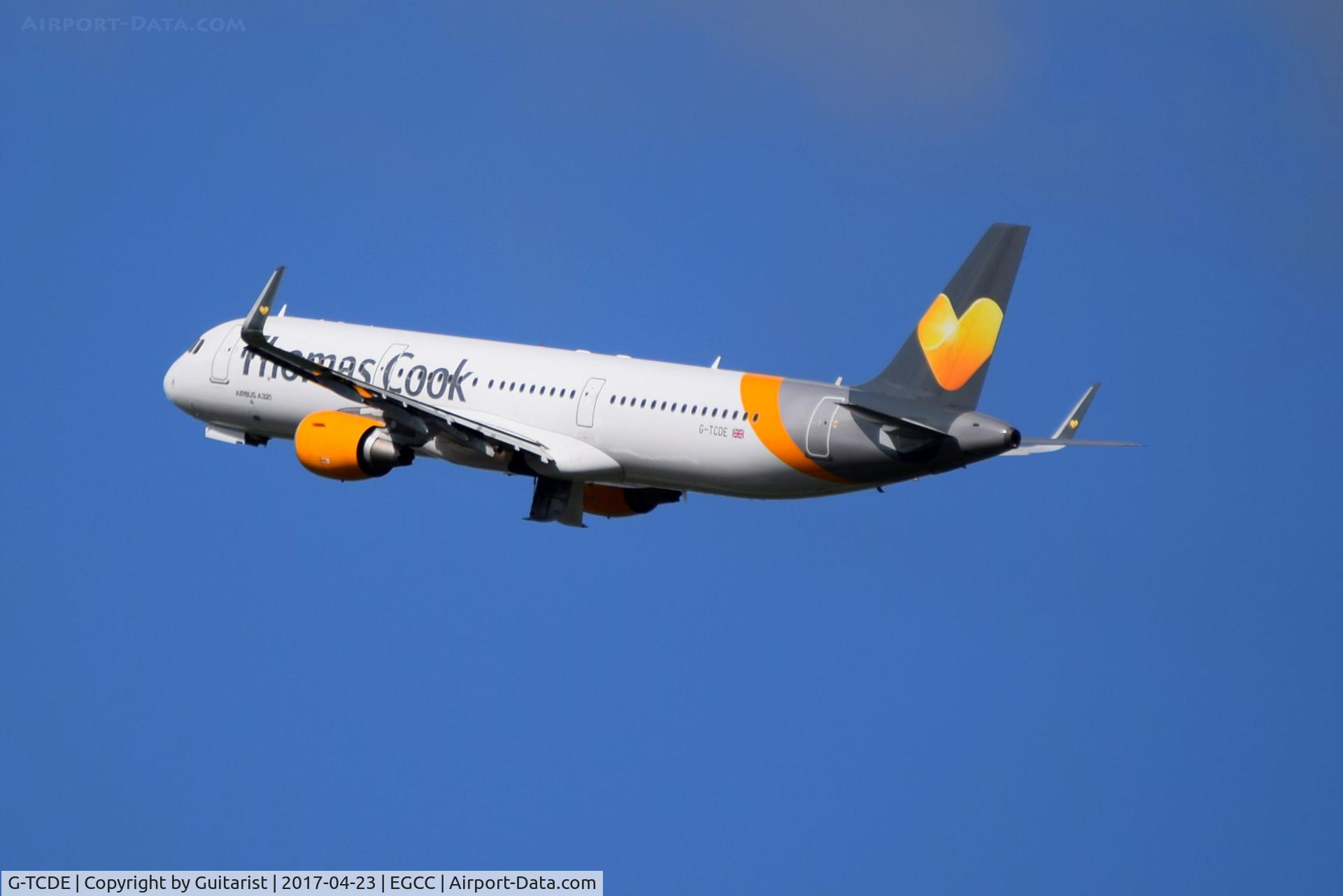 G-TCDE, 2014 Airbus A321-211 C/N 6056, At Manchester