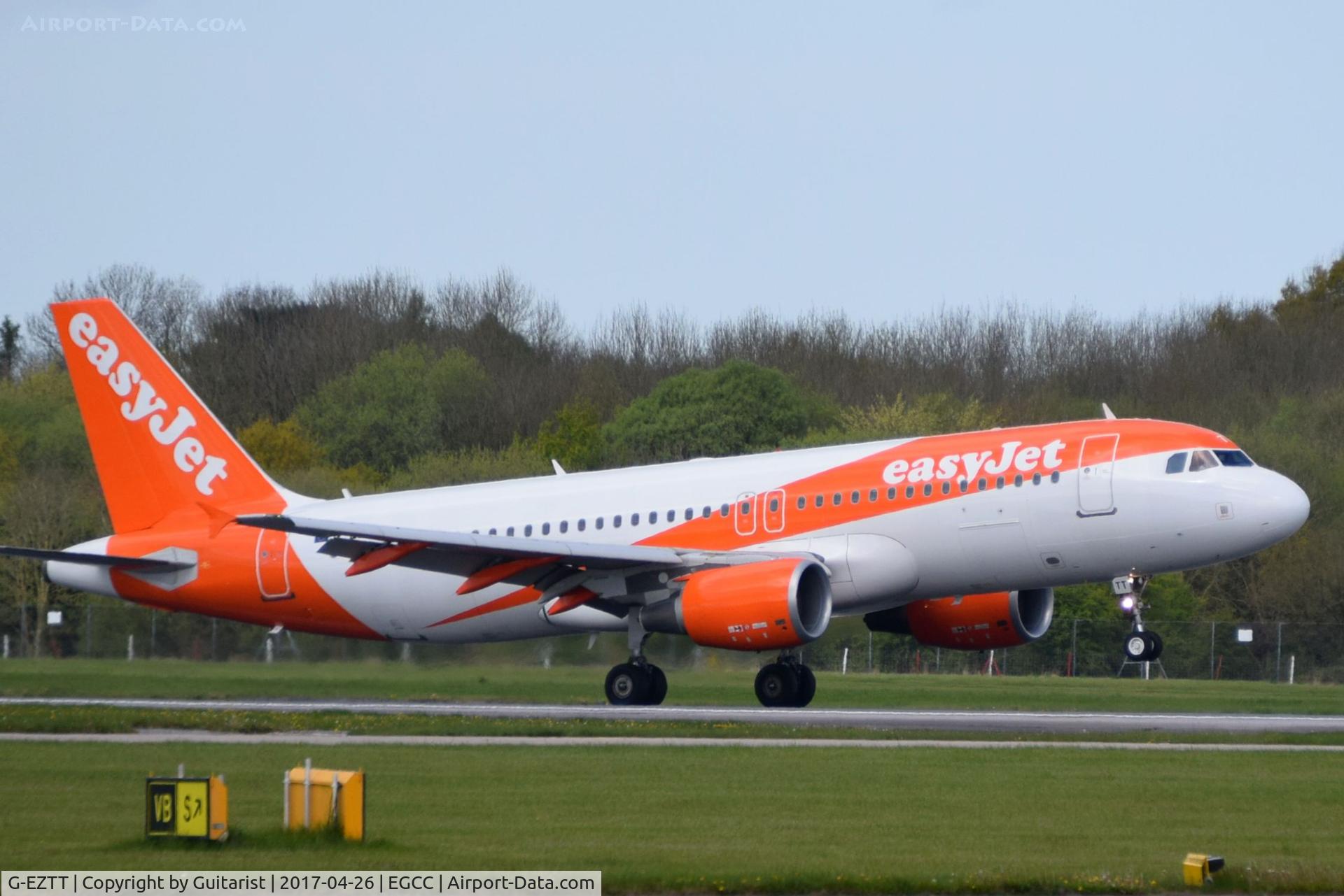 G-EZTT, 2010 Airbus A320-214 C/N 4219, At Manchester