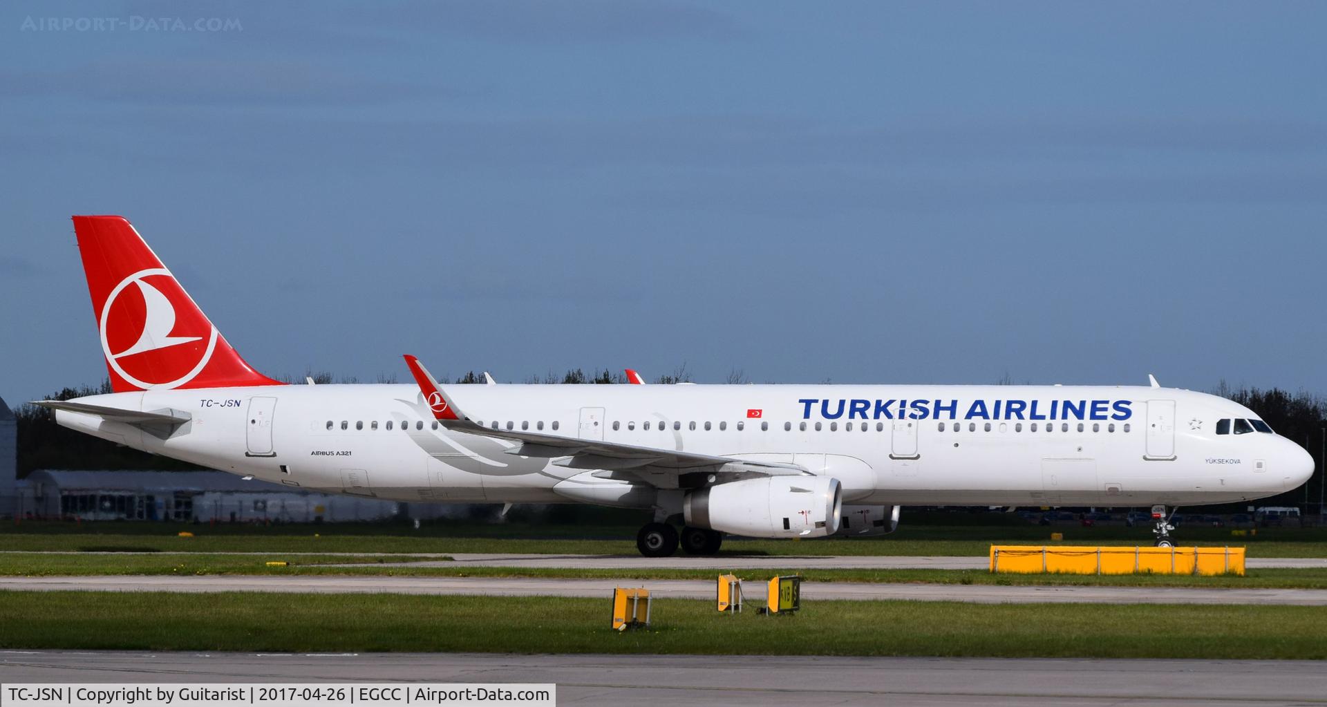 TC-JSN, 2015 Airbus A321-231 C/N 6508, At Manchester