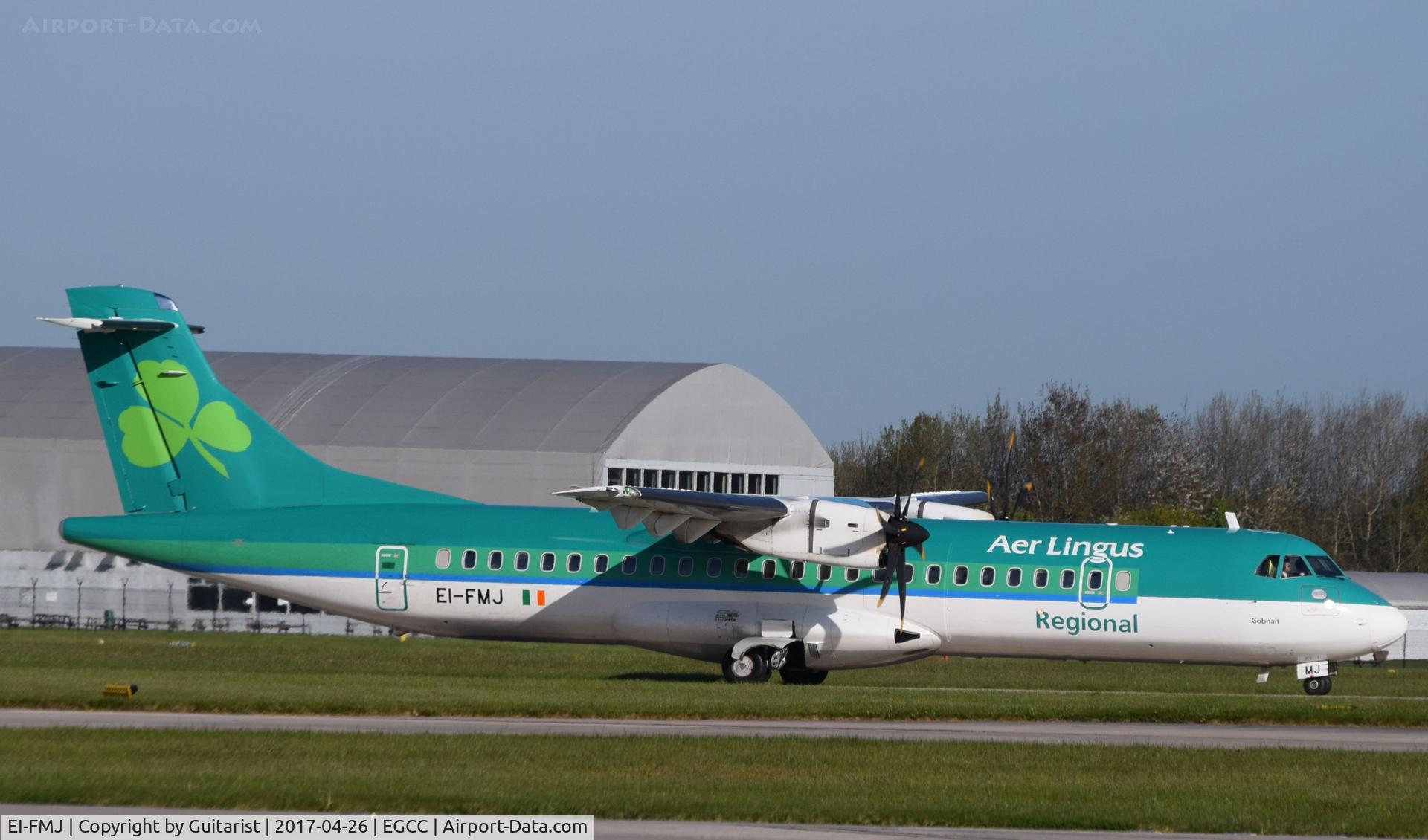 EI-FMJ, 2015 ATR 72-600 C/N 1295, At Manchester