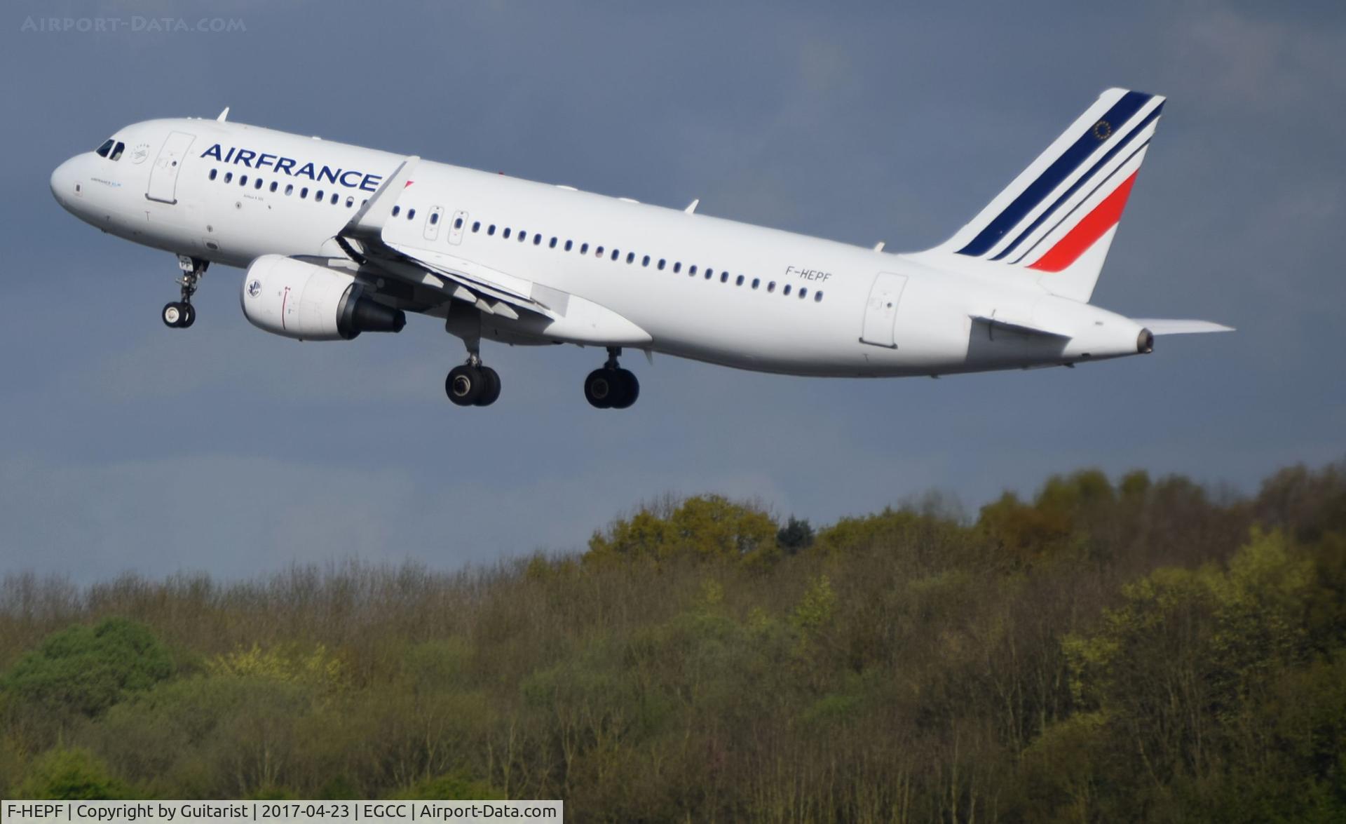 F-HEPF, 2013 Airbus A320-214 C/N 5719, At Manchester