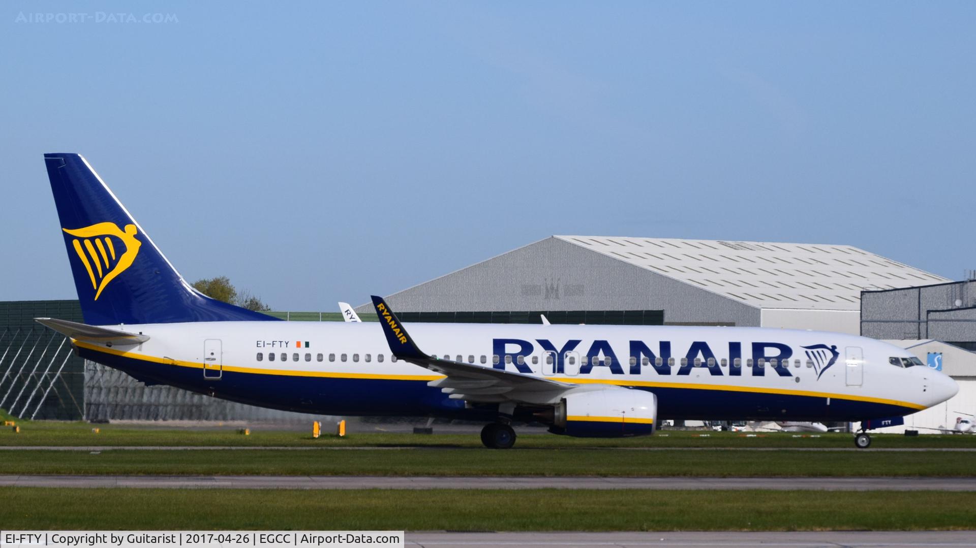 EI-FTY, 2017 Boeing 737-8AS C/N 44772, At Manchester