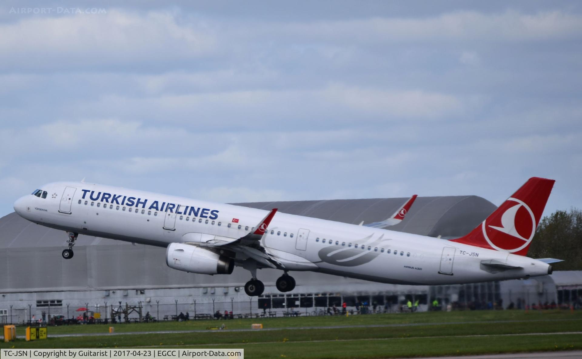 TC-JSN, 2015 Airbus A321-231 C/N 6508, At Manchester