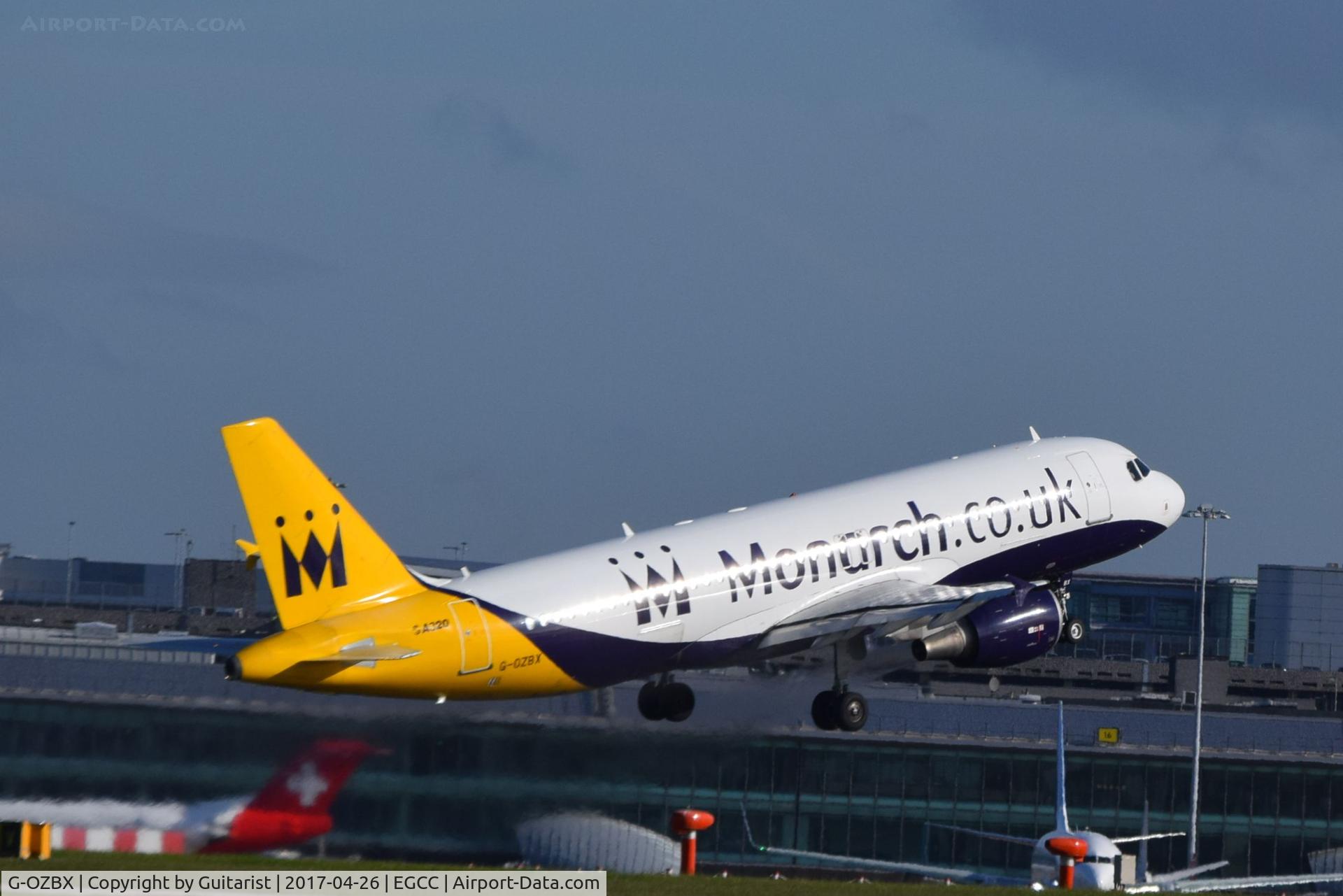 G-OZBX, 2001 Airbus A320-214 C/N 1637, At Manchester