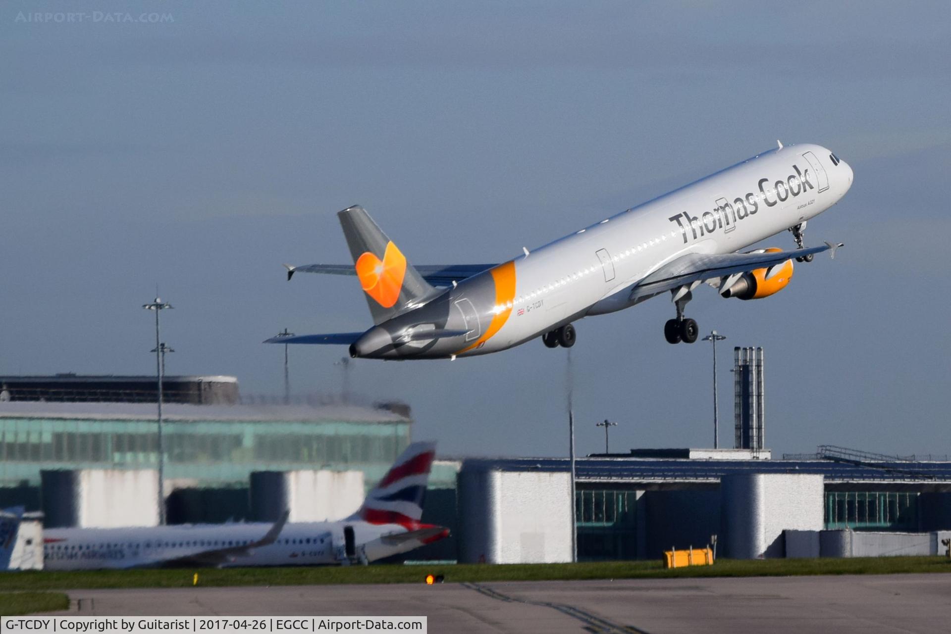 G-TCDY, 2002 Airbus A321-213 C/N 1881, At Manchester