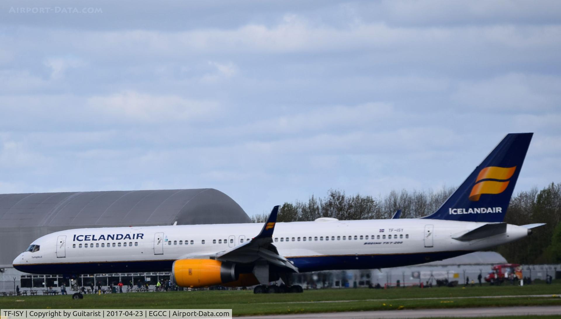 TF-ISY, 1991 Boeing 757-223 C/N 24594, At Manchester
