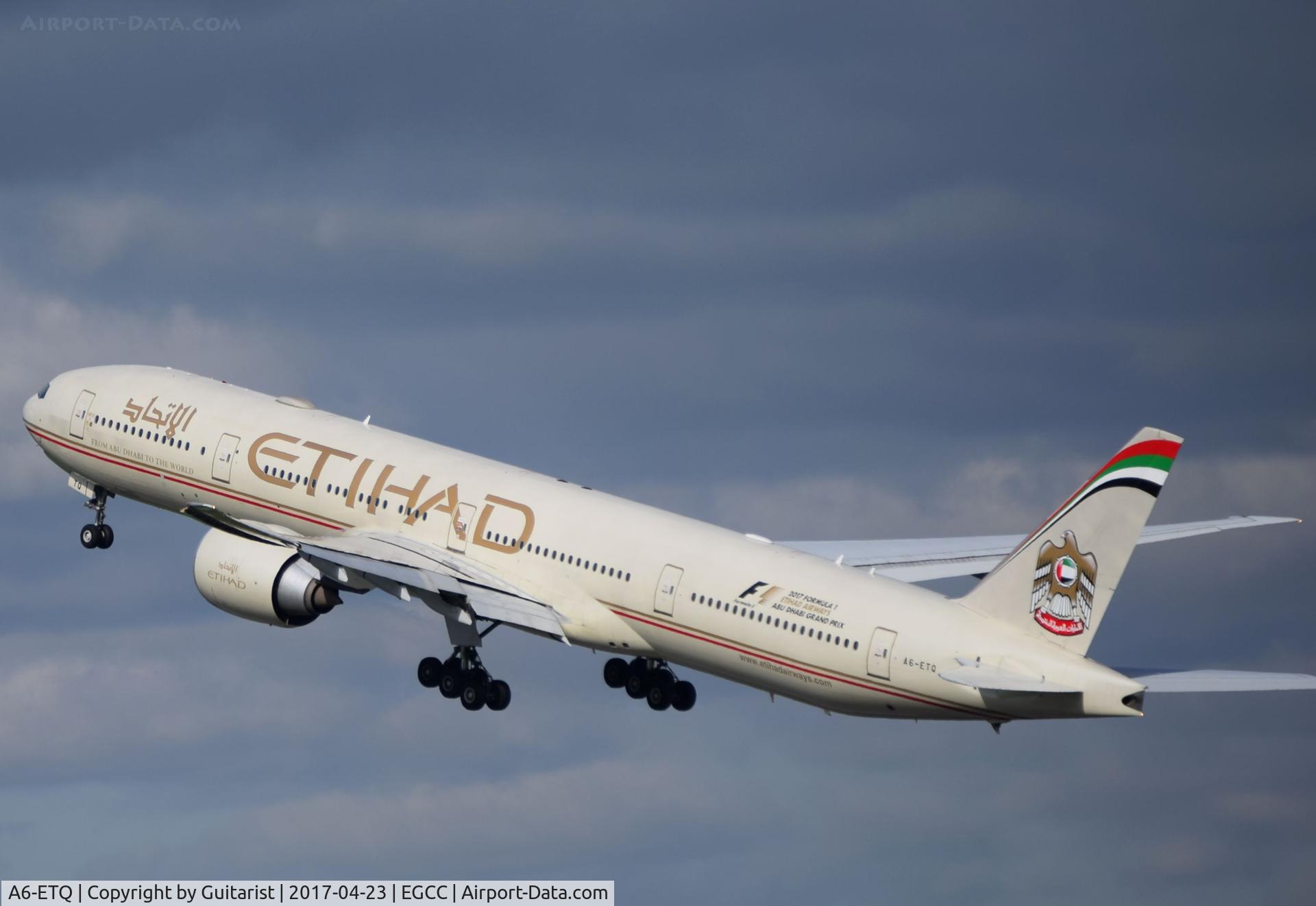 A6-ETQ, 2013 Boeing 777-3FX/ER C/N 41700, At Manchester