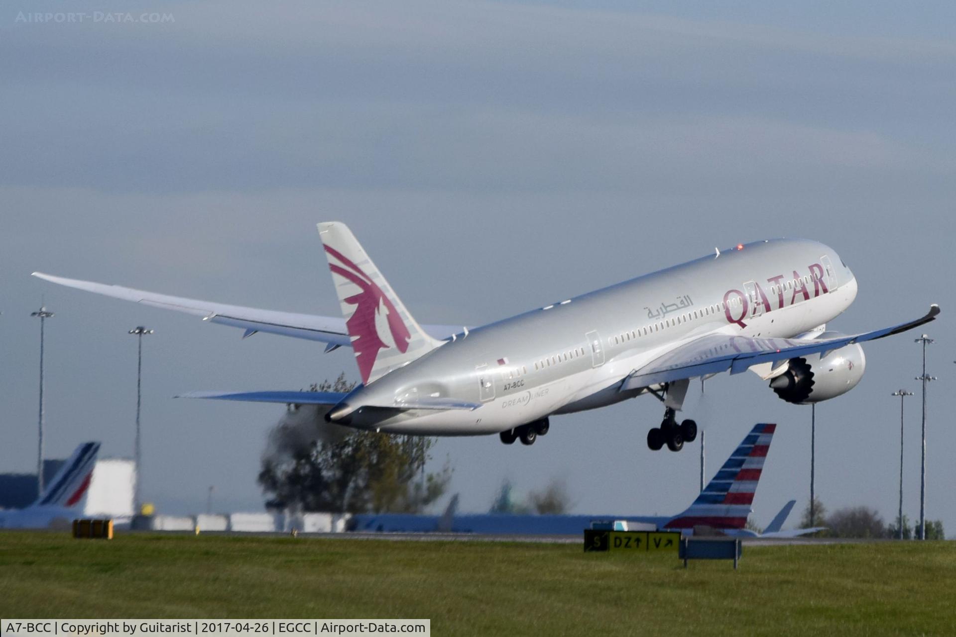 A7-BCC, 2012 Boeing 787-8 Dreamliner C/N 38321, At Manchester