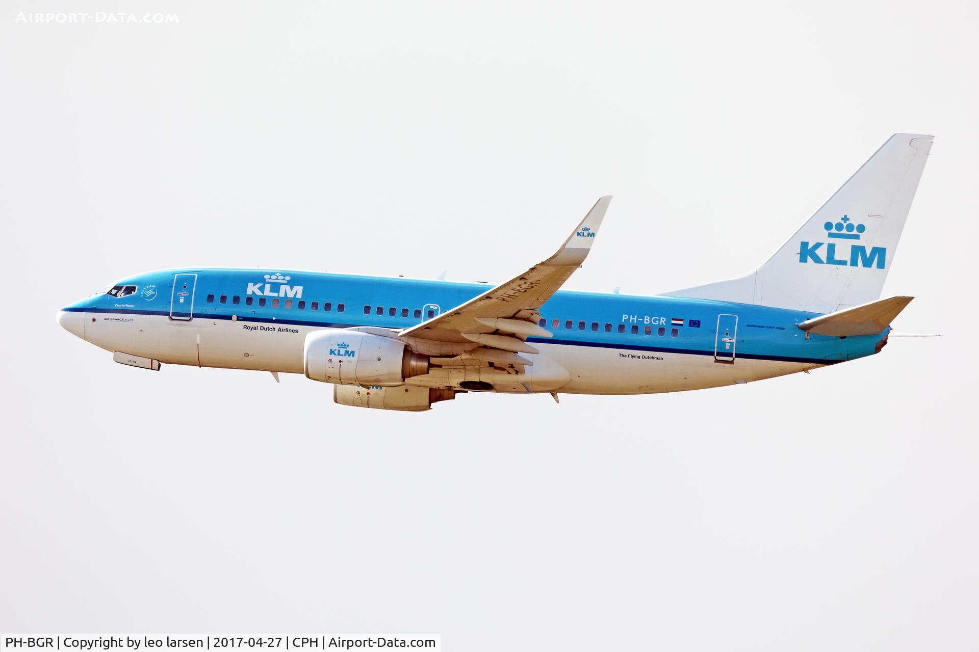 PH-BGR, 2011 Boeing 737-7K2 C/N 39446, Copenhagen 27.4.2017