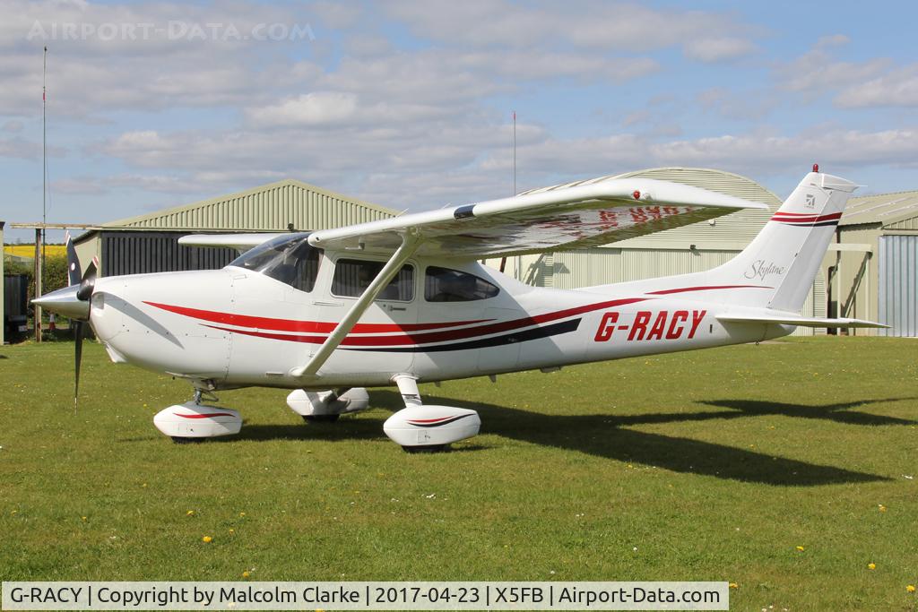G-CHEF, Elan DG-500 Trainer C/N 5E53T20, Cessna 182S Skylane, Fishburn Airfield UK. April 23rd 2017.