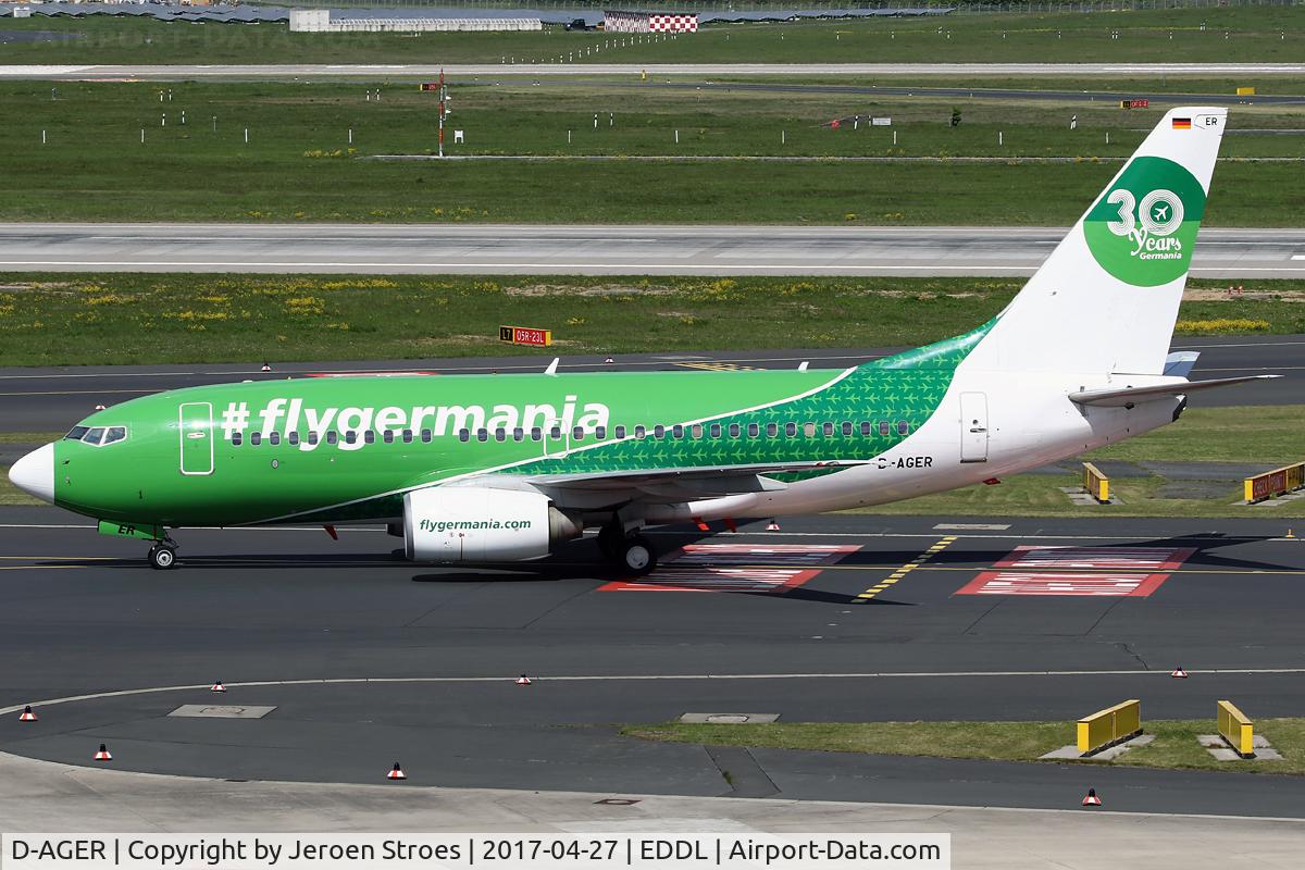 D-AGER, 1998 Boeing 737-75B C/N 28107, eddl
