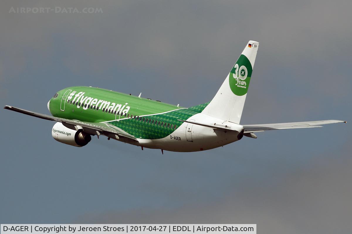 D-AGER, 1998 Boeing 737-75B C/N 28107, eddl