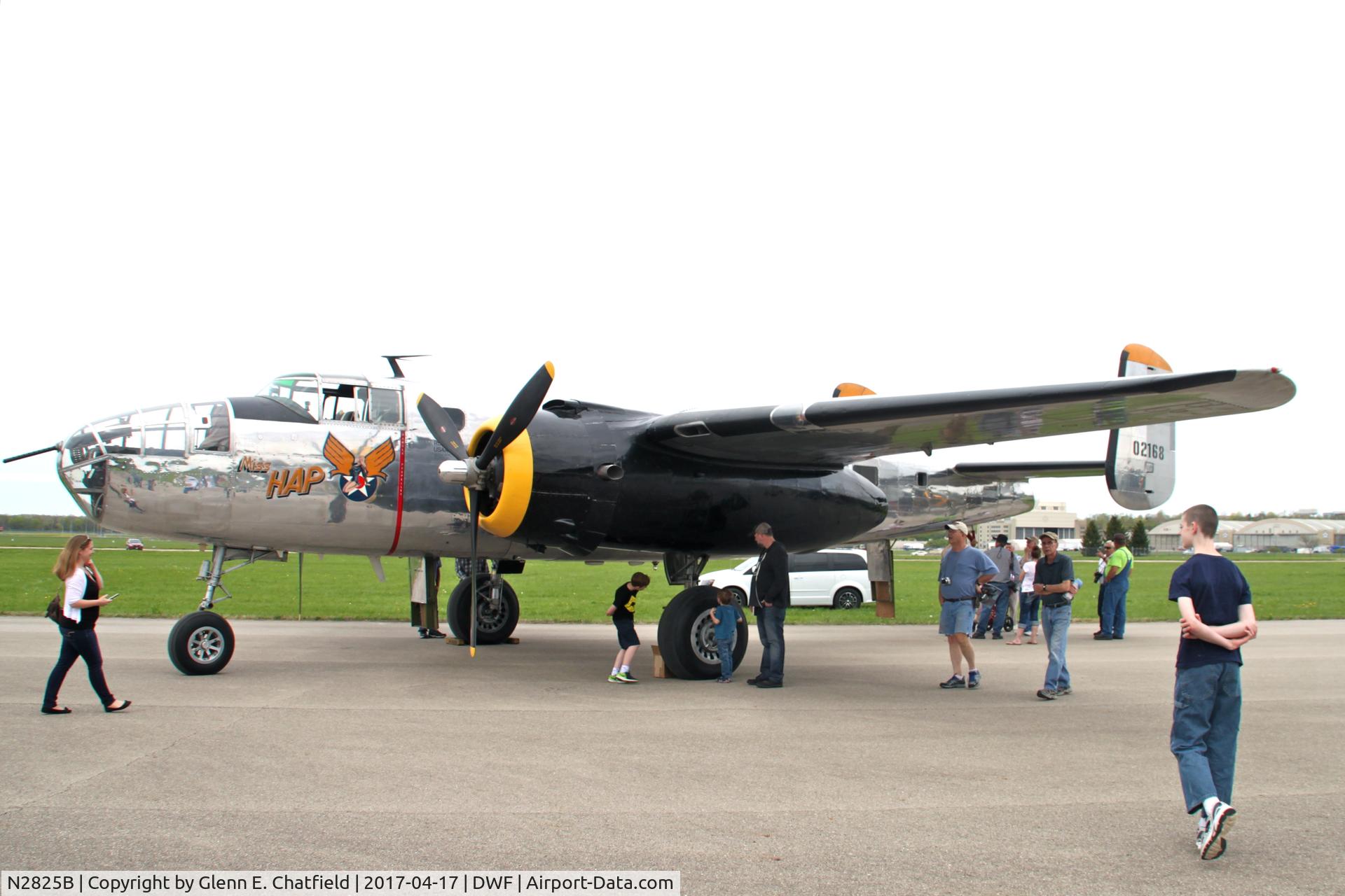 N2825B, 1940 North American RB-25 Mitchell C/N 62-2837, 75th Anniversary of the Doolittle Tokyo raid at Wright Field, WPAFB, OH