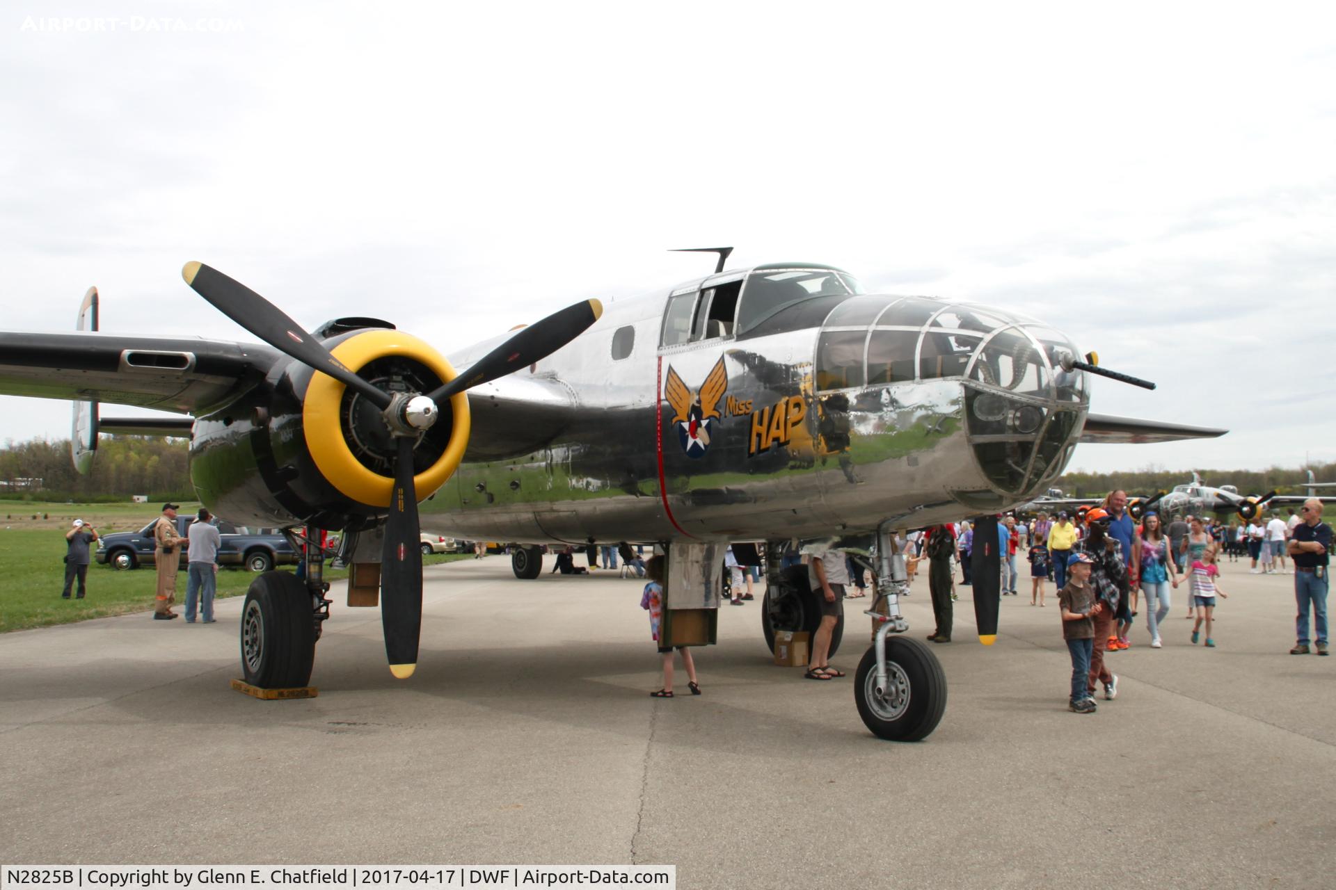 N2825B, 1940 North American RB-25 Mitchell C/N 62-2837, 75th Anniversary of the Doolittle Tokyo raid at Wright Field, WPAFB, OH