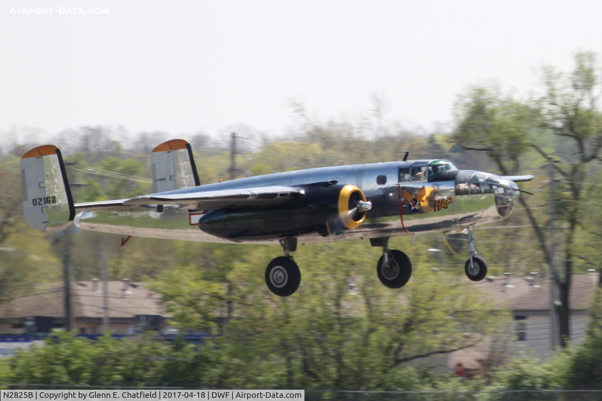 N2825B, 1940 North American RB-25 Mitchell C/N 62-2837, 75th Anniversary of the Doolittle Tokyo raid at Wright Field, WPAFB, OH