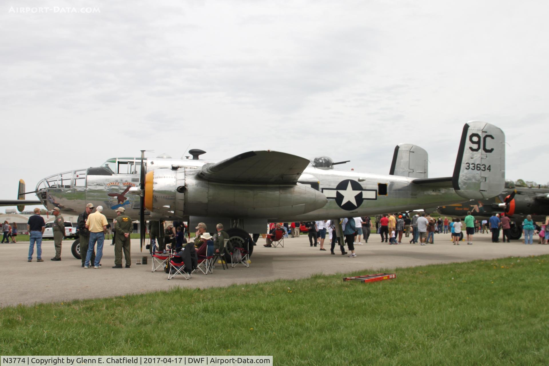 N3774, 1943 North American B-25D Mitchell C/N 100-23960, 75th Anniversary of the Doolittle Tokyo raid at Wright Field, WPAFB, OH