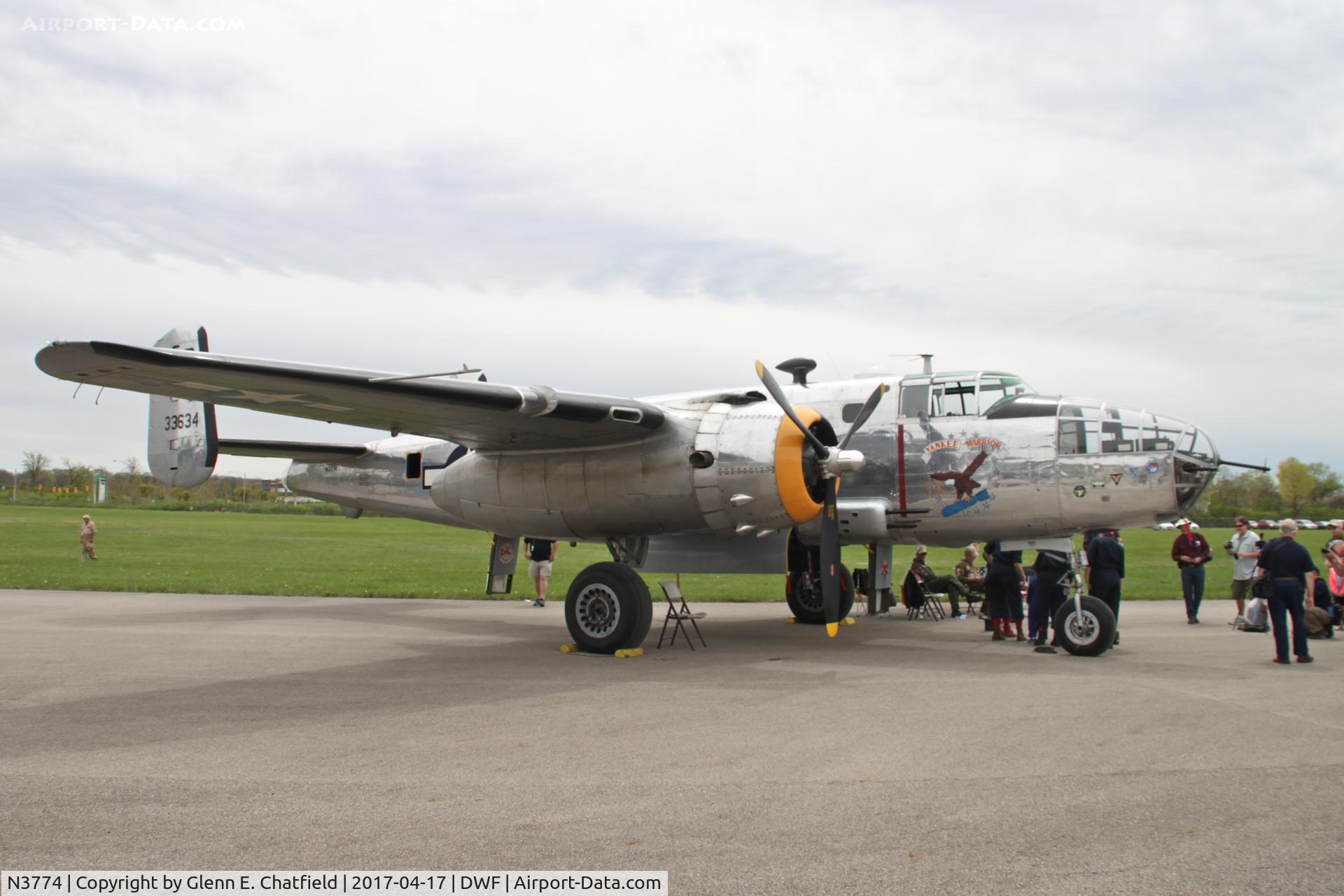 N3774, 1943 North American B-25D Mitchell C/N 100-23960, 75th Anniversary of the Doolittle Tokyo raid at Wright Field, WPAFB, OH