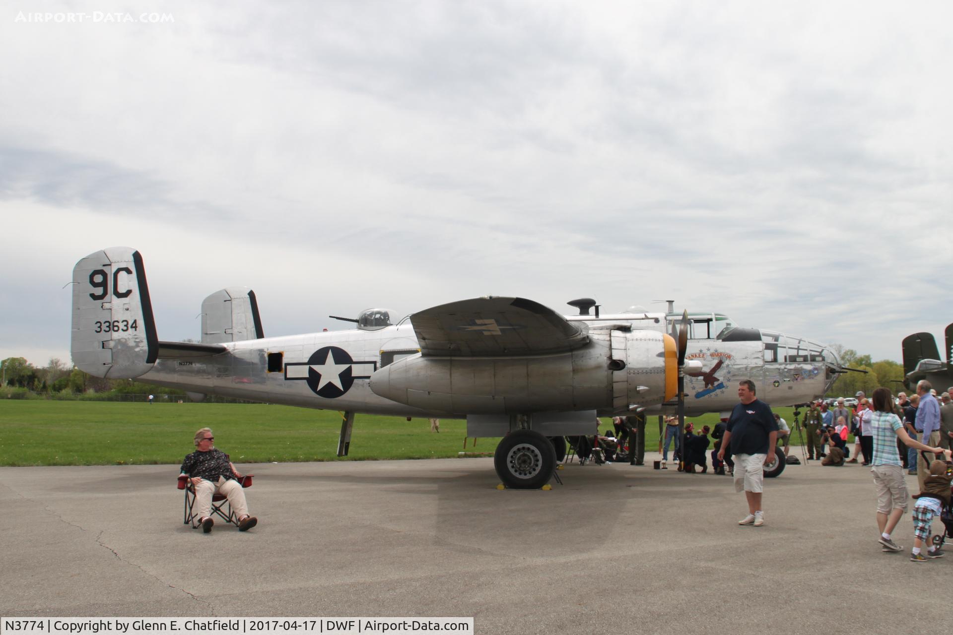 N3774, 1943 North American B-25D Mitchell C/N 100-23960, 75th Anniversary of the Doolittle Tokyo raid at Wright Field, WPAFB, OH