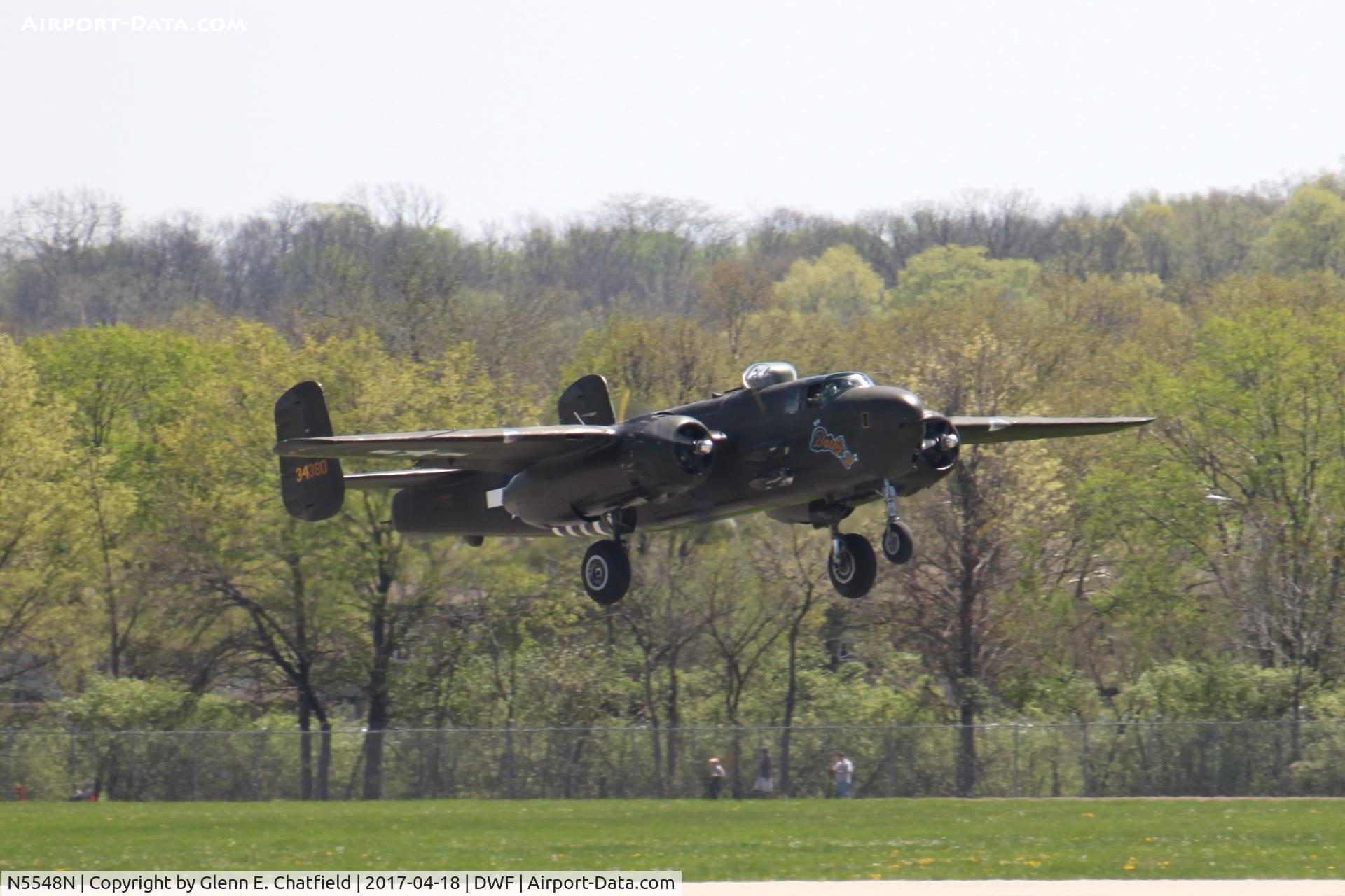 N5548N, 1943 North American B-25H Mitchell C/N 98-21107, 75th Anniversary of the Doolittle Tokyo raid at Wright Field, WPAFB, OH