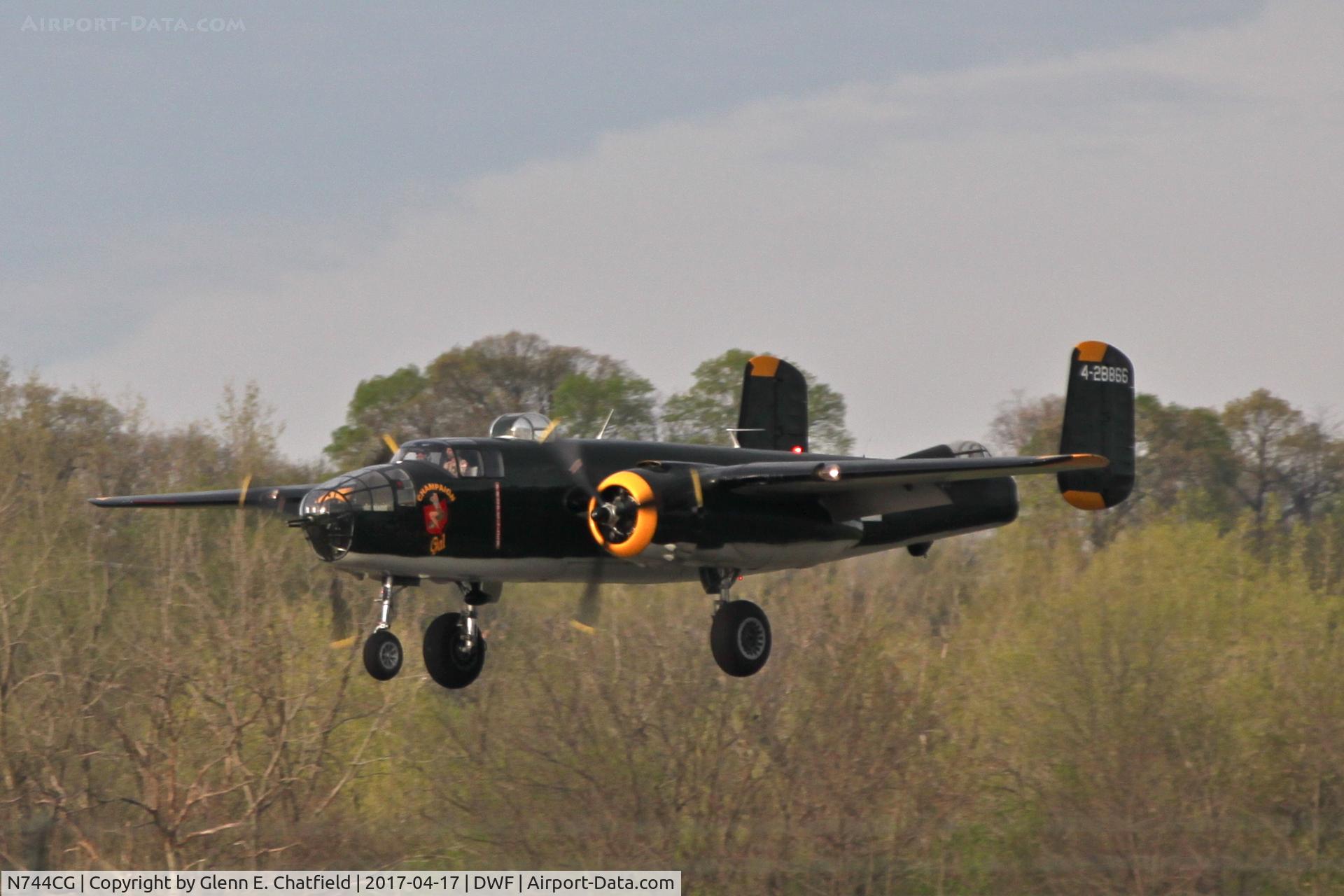 N744CG, 1944 North American B-25N Mitchell C/N 108-32141, 75th Anniversary of the Doolittle Tokyo raid at Wright Field, WPAFB, OH