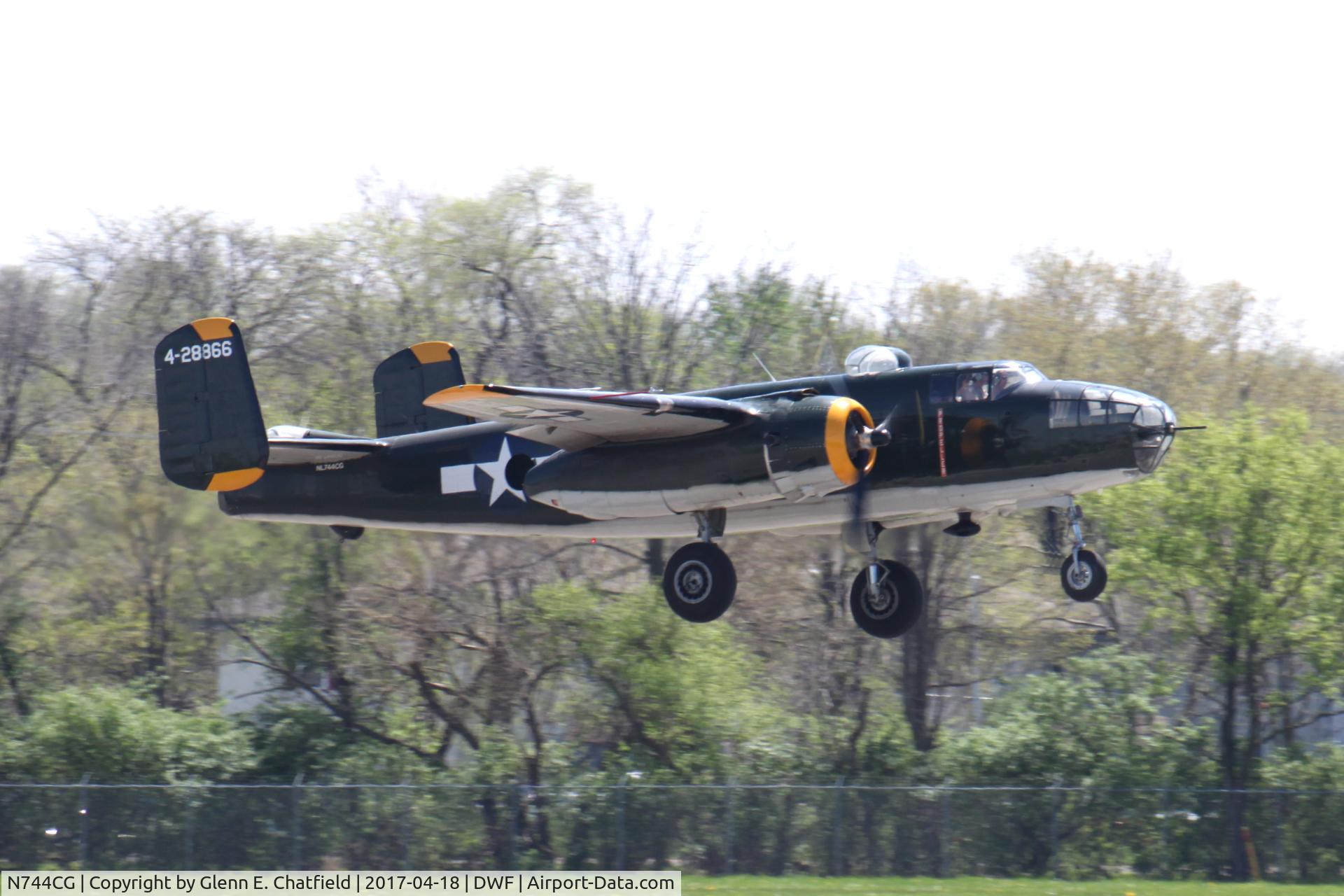 N744CG, 1944 North American B-25N Mitchell C/N 108-32141, 75th Anniversary of the Doolittle Tokyo raid at Wright Field, WPAFB, OH