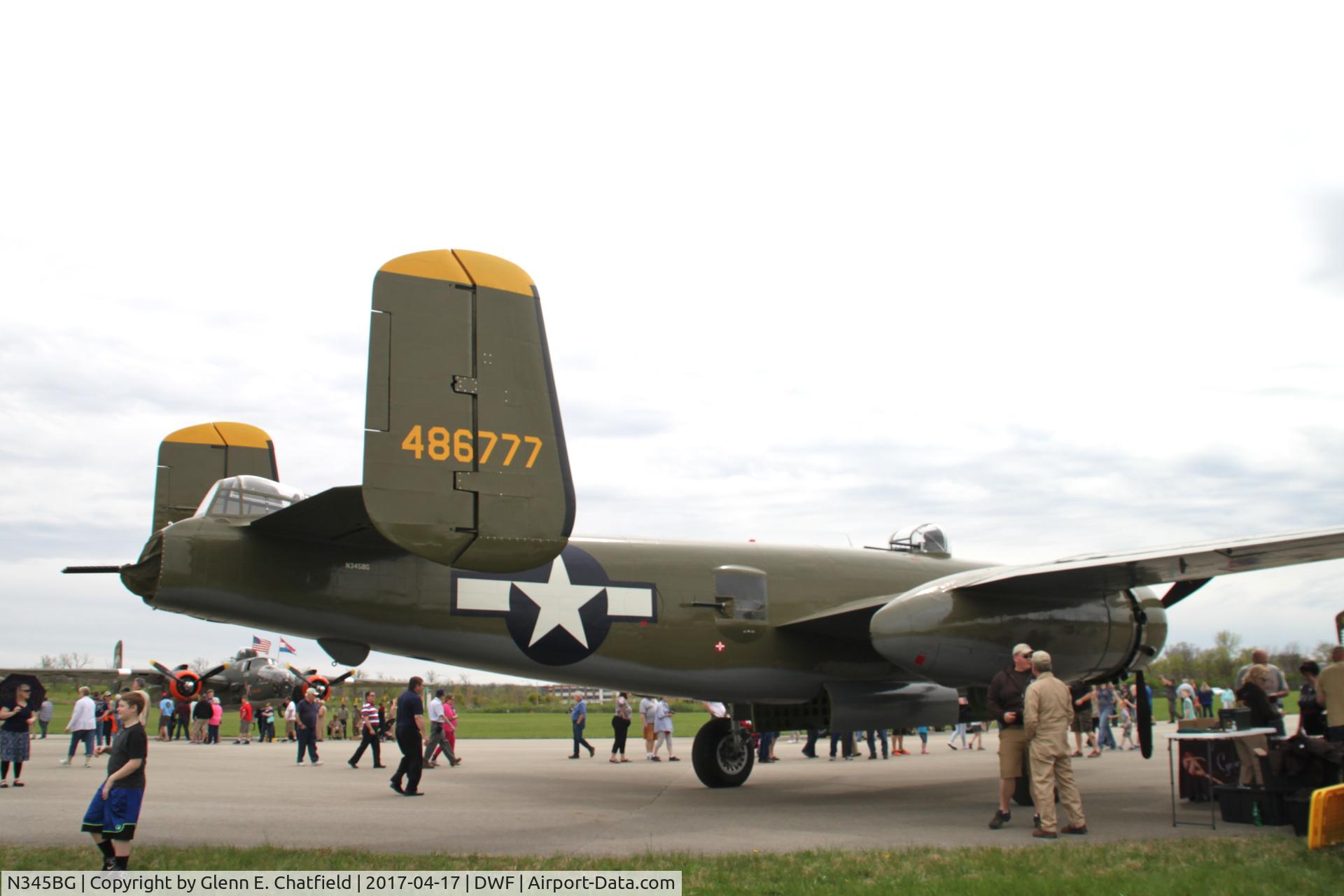N345BG, 1944 North American TB-25N Mitchell C/N 108-47531, 75th Anniversary of the Doolittle Tokyo raid at Wright Field, WPAFB, OH