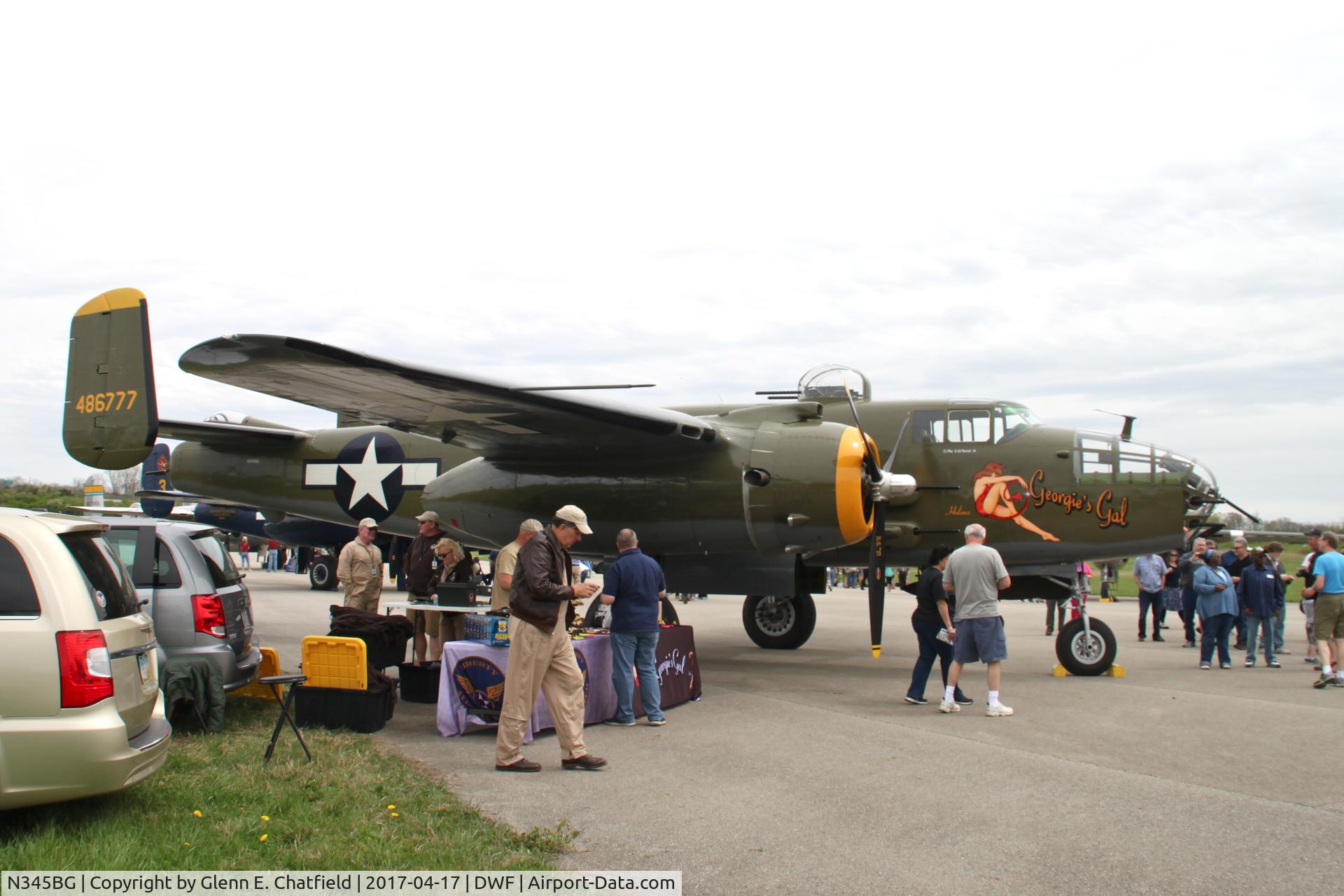 N345BG, 1944 North American TB-25N Mitchell C/N 108-47531, 75th Anniversary of the Doolittle Tokyo raid at Wright Field, WPAFB, OH