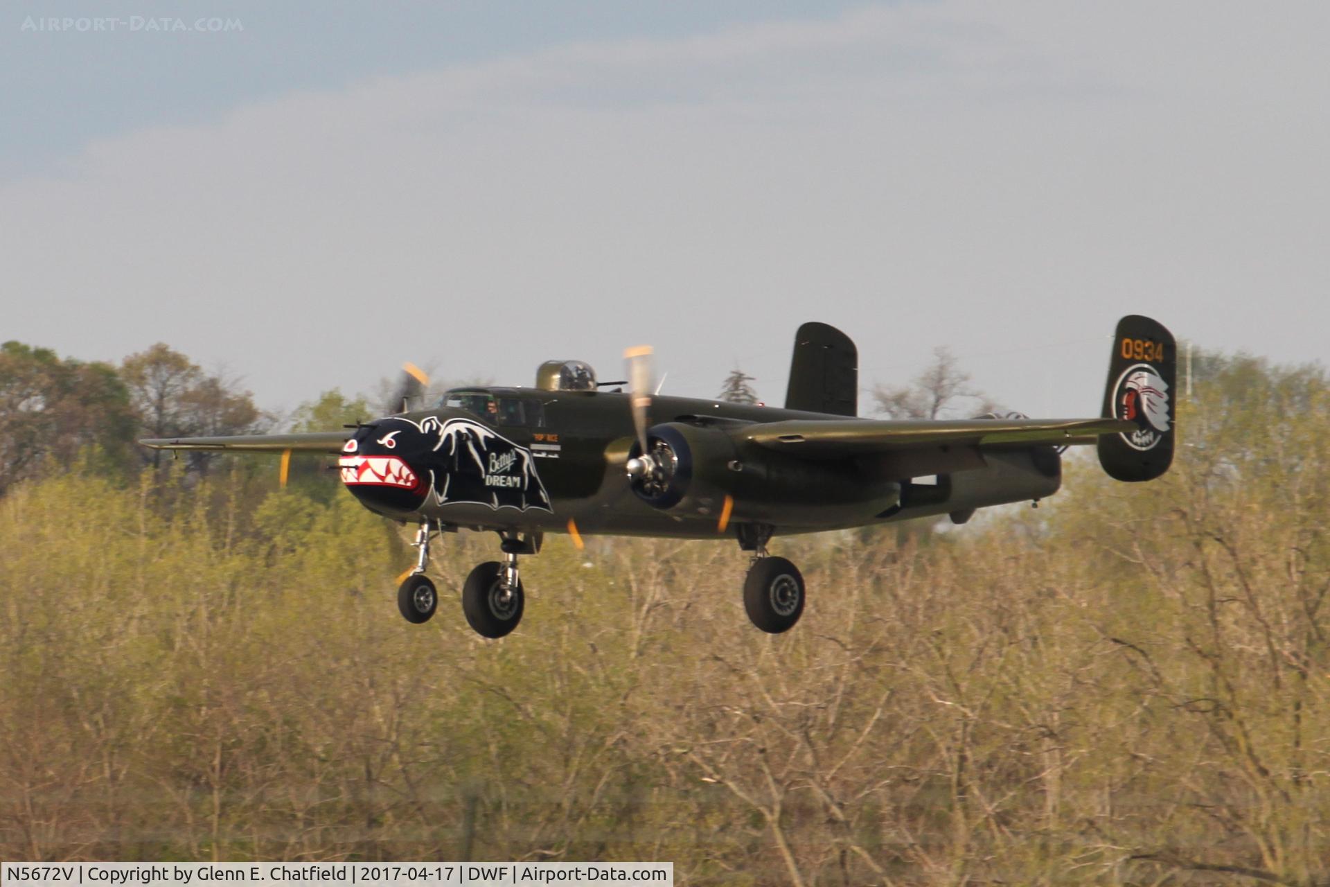 N5672V, 1945 North American B-25J Mitchell Mitchell C/N 108-47686, 75th Anniversary of the Doolittle Tokyo raid at Wright Field, WPAFB, OH