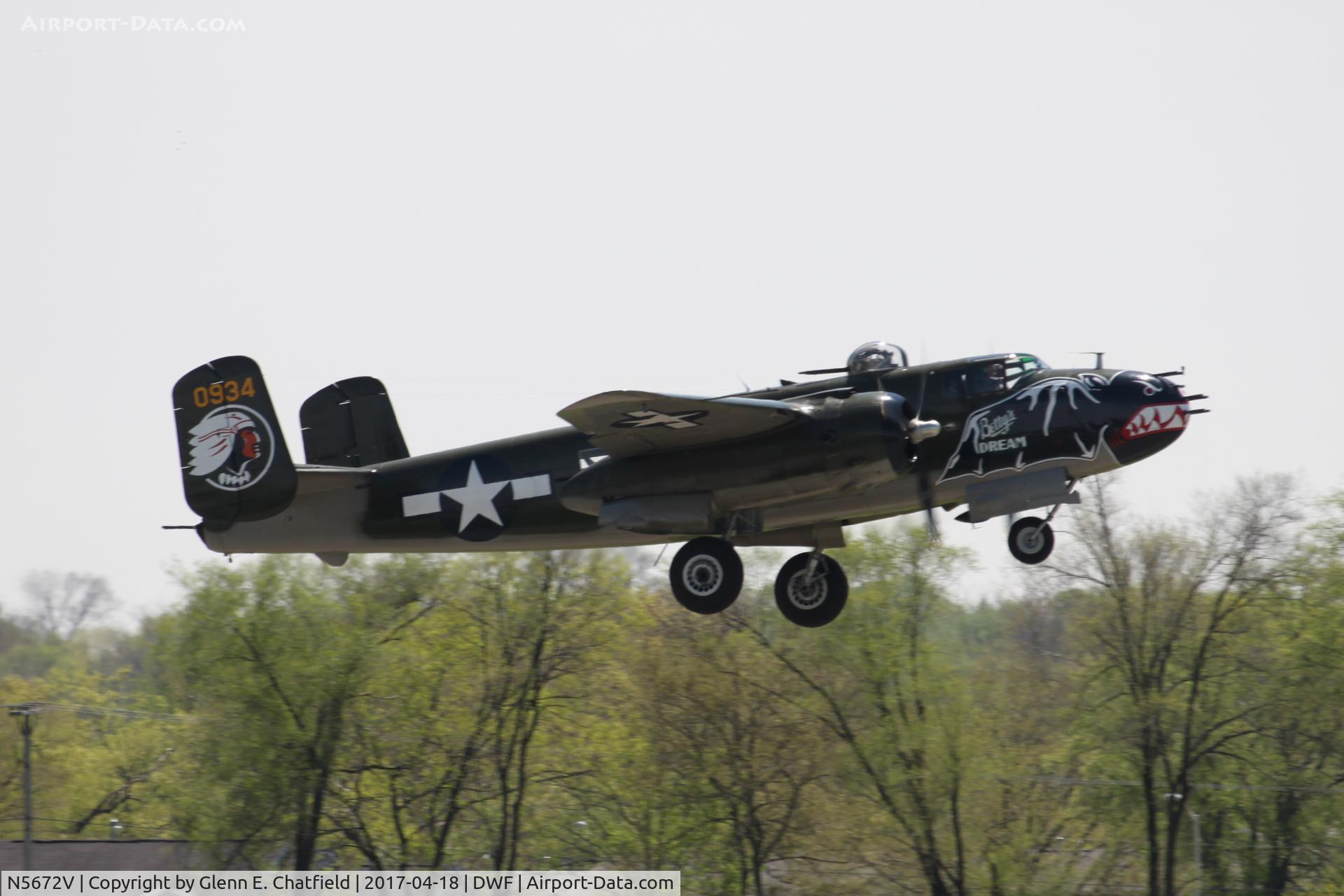 N5672V, 1945 North American B-25J Mitchell Mitchell C/N 108-47686, 75th Anniversary of the Doolittle Tokyo raid at Wright Field, WPAFB, OH
