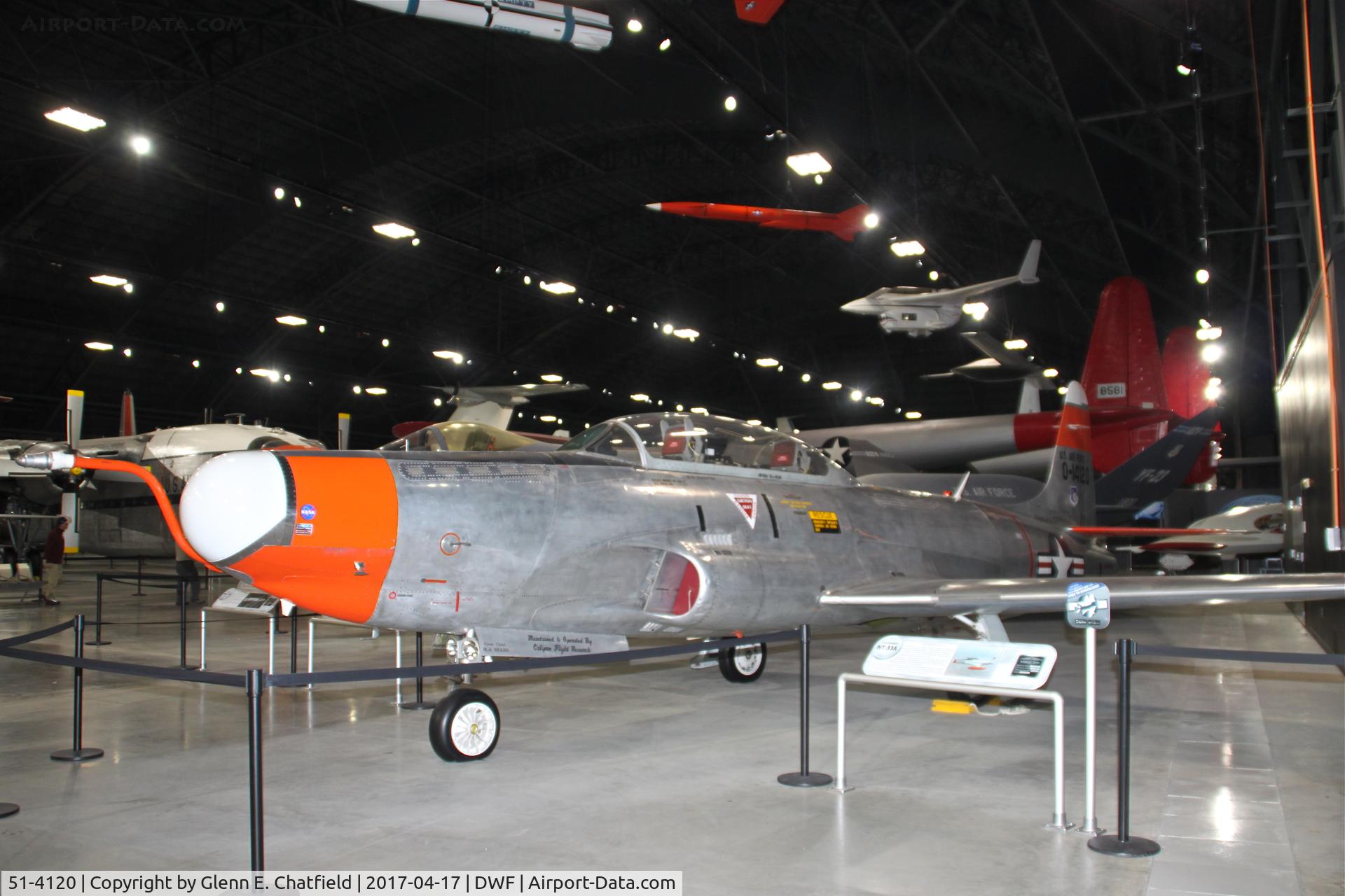 51-4120, 1951 Lockheed NT-33A-1-LO C/N 580-5414, NMUSAF