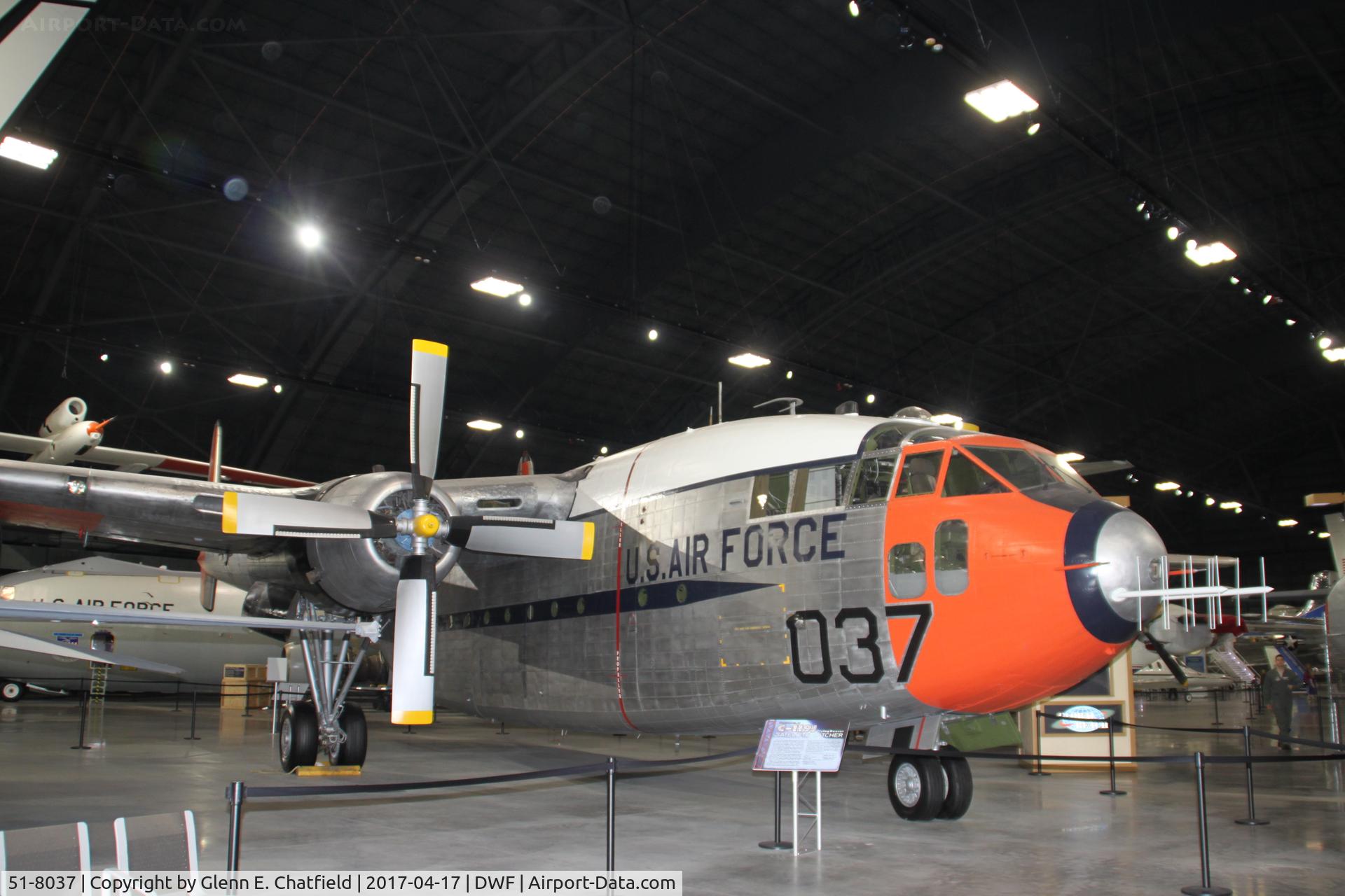 51-8037, 1951 Fairchild C-119J-FA Flying Boxcar C/N 10915, NMUSAF
