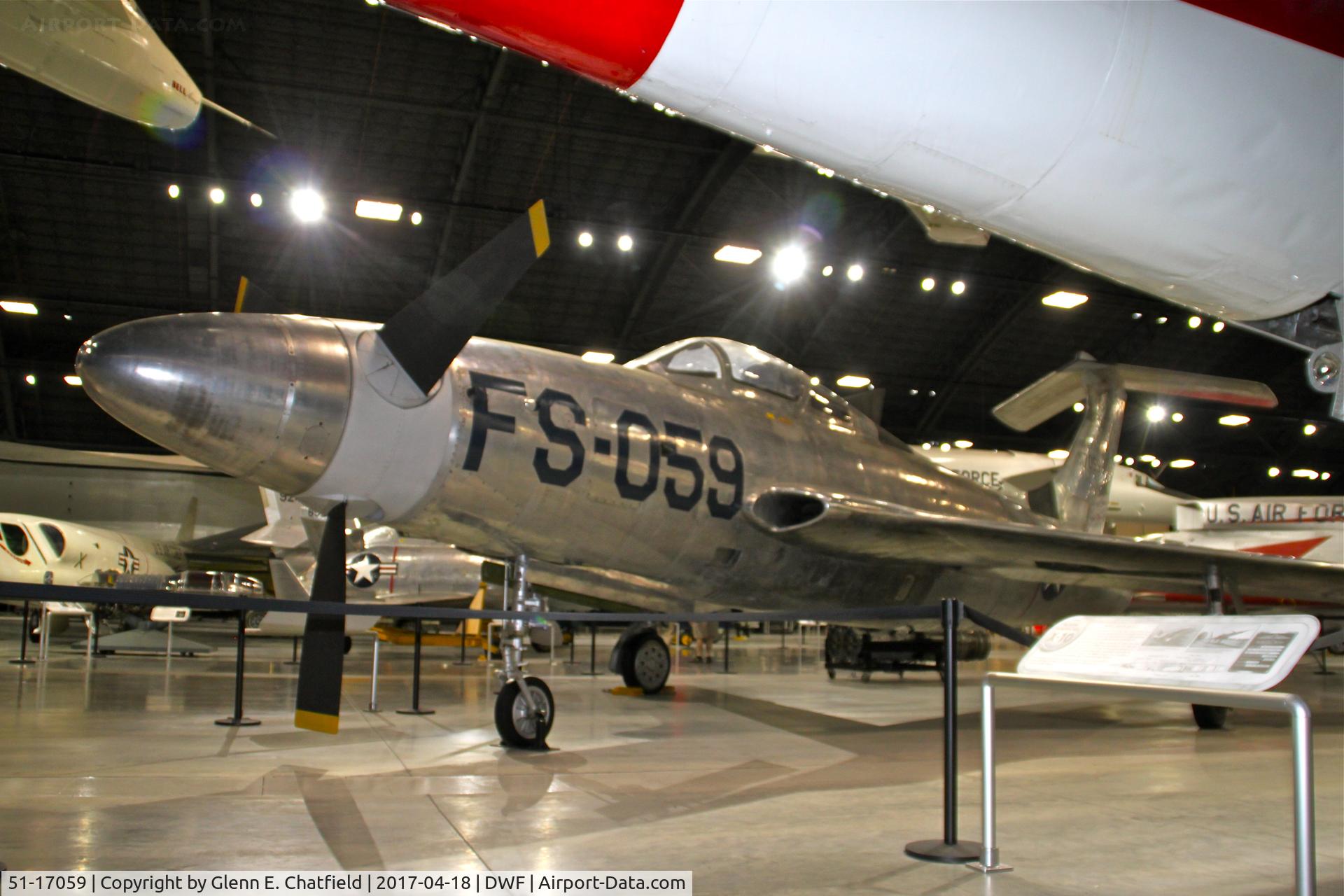 51-17059, 1955 Republic XF-84H Thunderstreak C/N 369, NMUSAF
