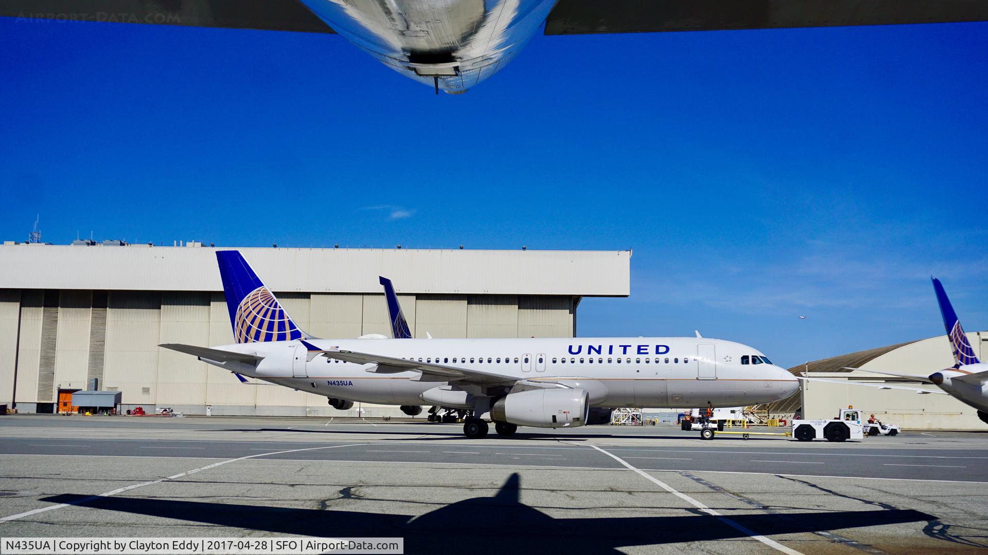 N435UA, 1996 Airbus A320-232 C/N 613, SFO 2017
