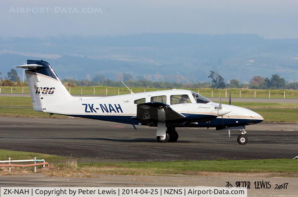 ZK-NAH, Piper PA-44-180 Seminole Seminole C/N 4496327, Nelson Aviation College Ltd., Motueka