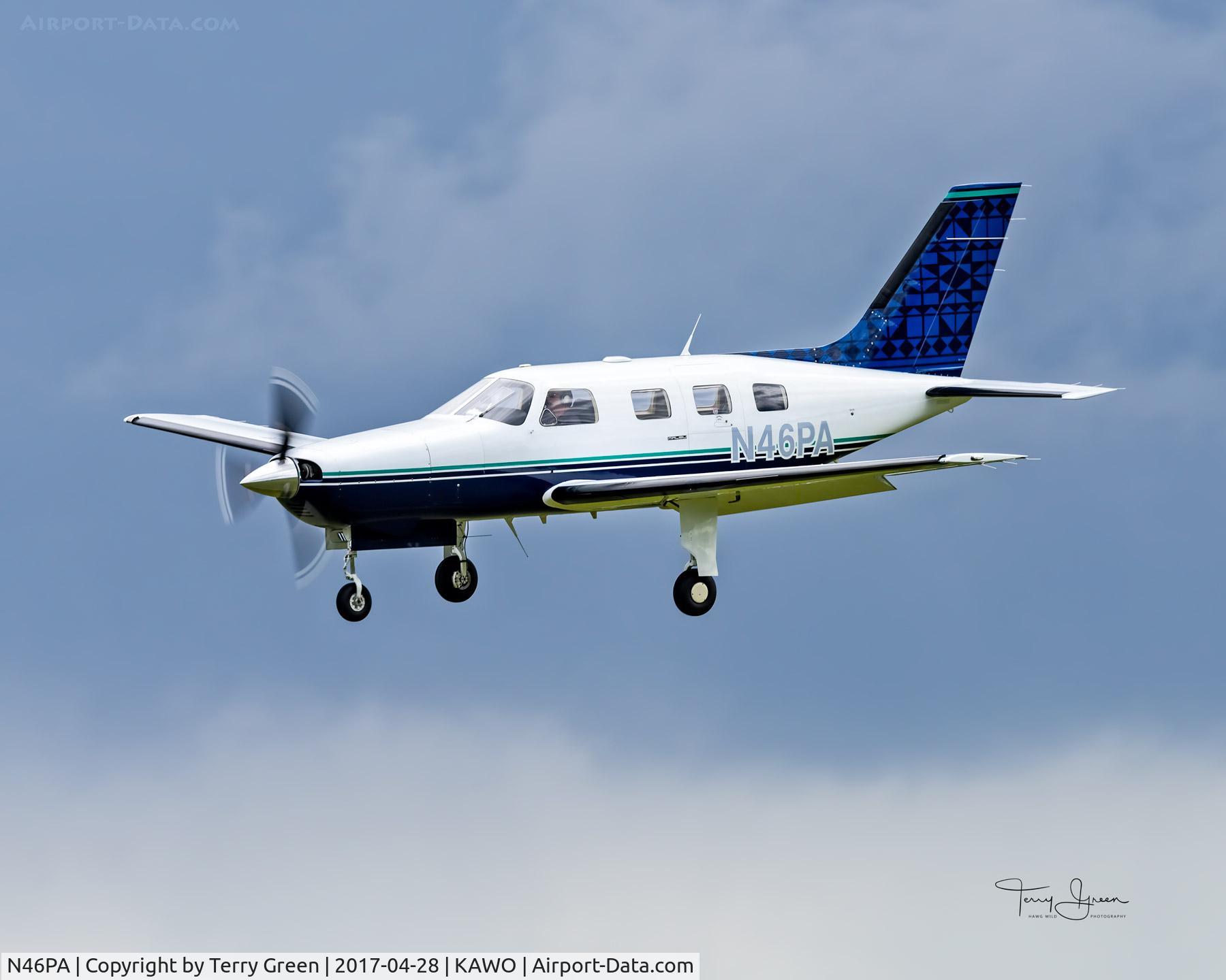 N46PA, 1984 Piper PA-46-310P Malibu Malibu C/N 46-8408060, KAWO