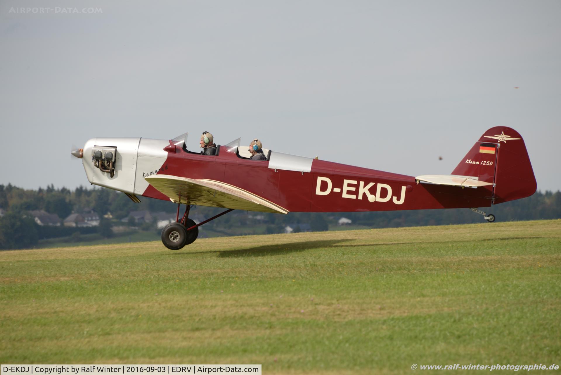 D-EKDJ, Klemm L25D C/N Not found D-EKDJ, Klemm L25D - Privat - D-EKDJ - 03.09.2016 - EDRV