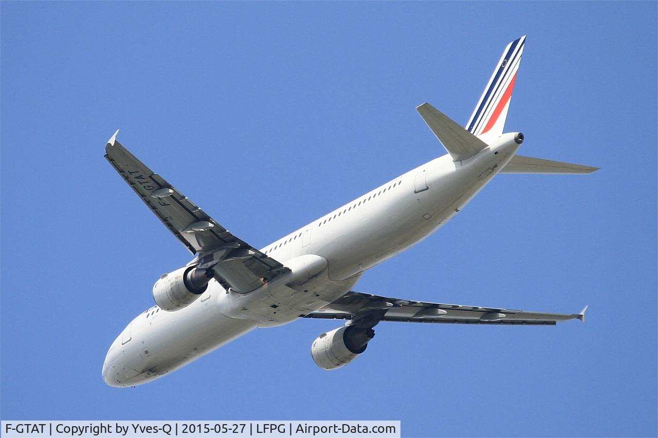 F-GTAT, 2008 Airbus A321-211 C/N 3441, Airbus A321-211, Take off Rwy 27L, Roissy Charles De Gaulle Airport (LFPG-CDG)