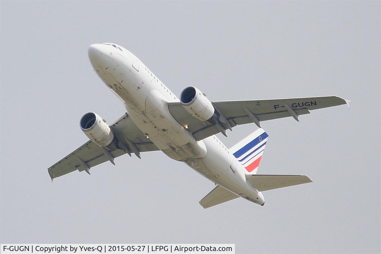 F-GUGN, 2006 Airbus A318-111 C/N 2918, Airbus A318-111, Take off Rwy 27L, Roissy Charles De Gaulle Airport (LFPG-CDG)