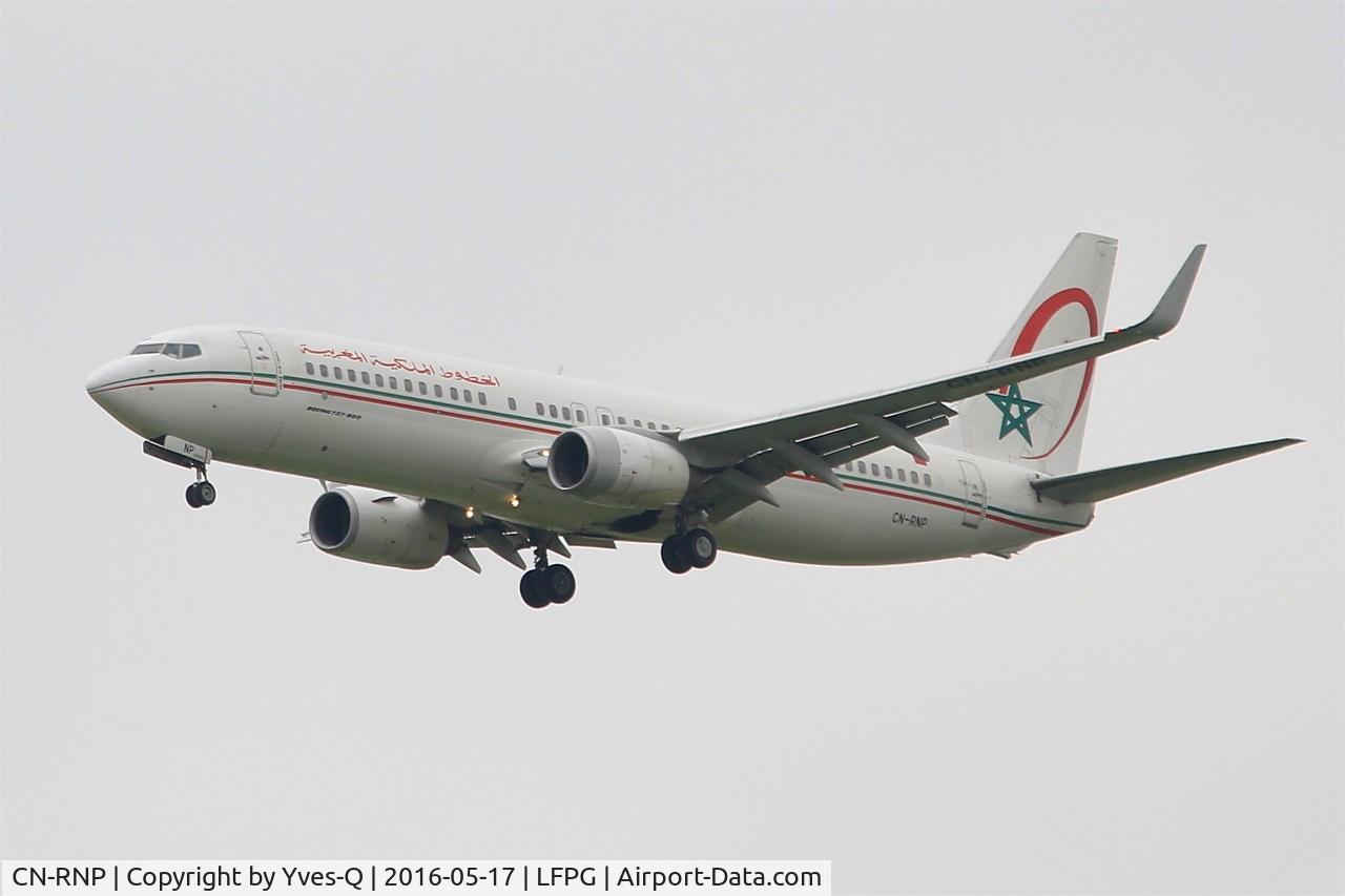CN-RNP, 2000 Boeing 737-8B6 C/N 28983, Boeing 737-8B6, Short approach rwy 27R, Roissy Charles De Gaulle Airport (LFPG-CDG)