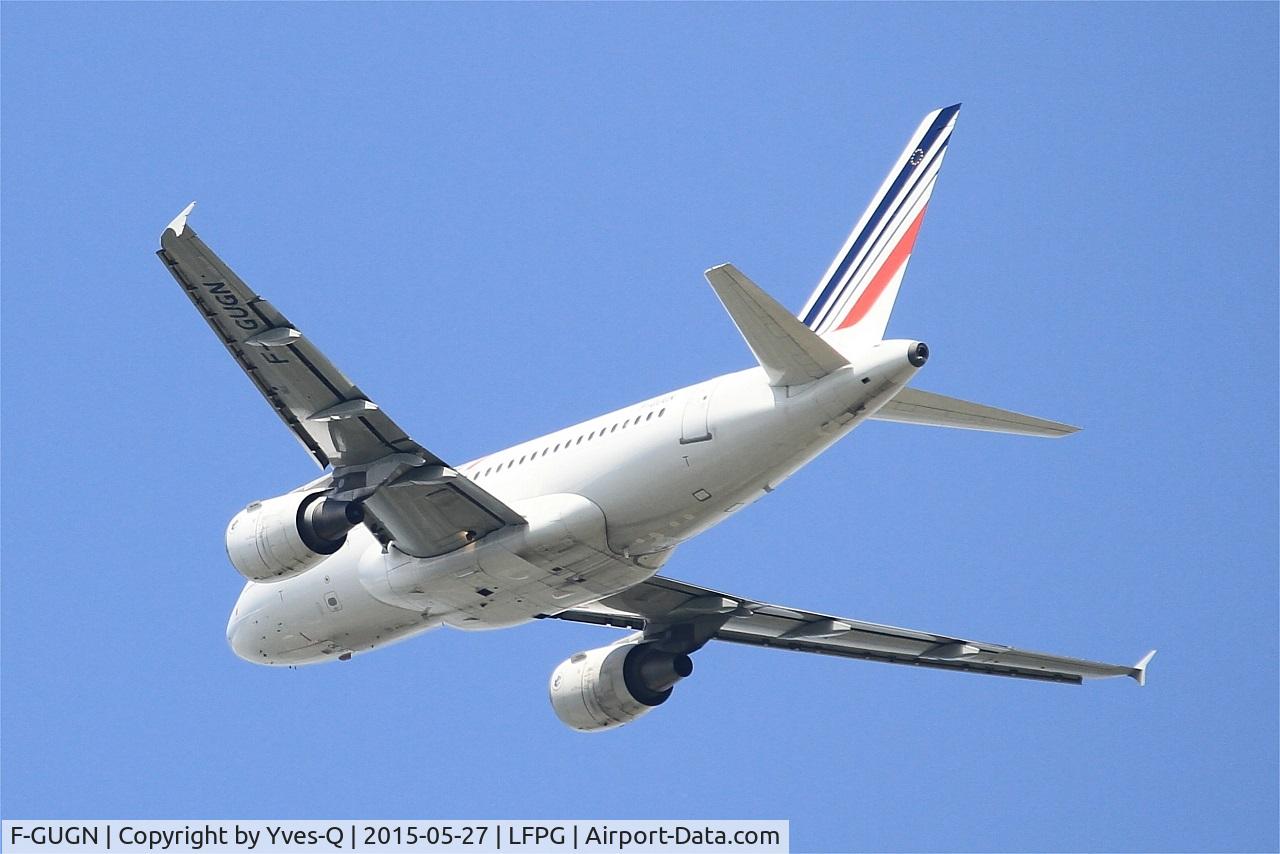 F-GUGN, 2006 Airbus A318-111 C/N 2918, Airbus A318-111, Take off Rwy 27L, Roissy Charles De Gaulle Airport (LFPG-CDG)