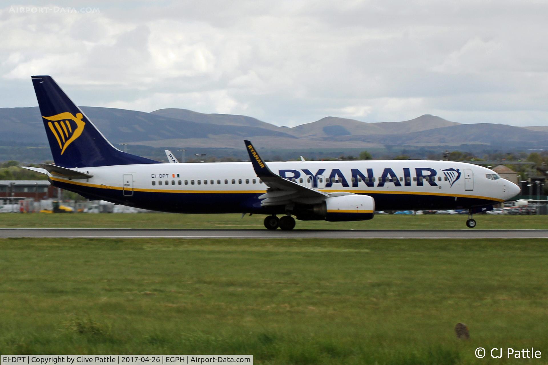 EI-DPT, 2007 Boeing 737-8AS C/N 35550, At EDI