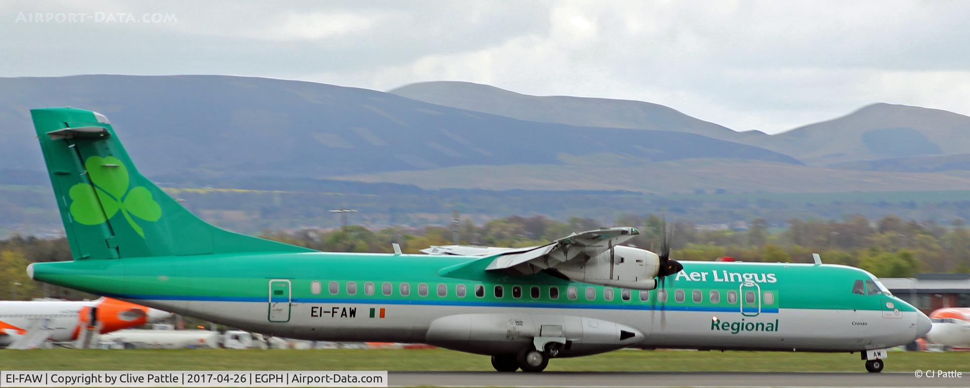 EI-FAW, 2013 ATR 72-600 (72-212A) C/N 1122, Stobart in action at EDI