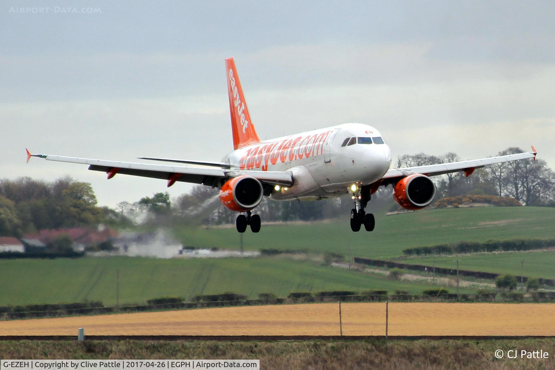 G-EZEH, 2004 Airbus A319-111 C/N 2184, In action at Edinburgh EGPH